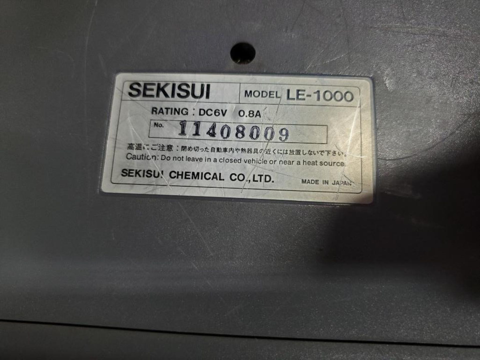 Sekisui LE-1000 compact protocol analyzer line eye. - Image 4 of 6