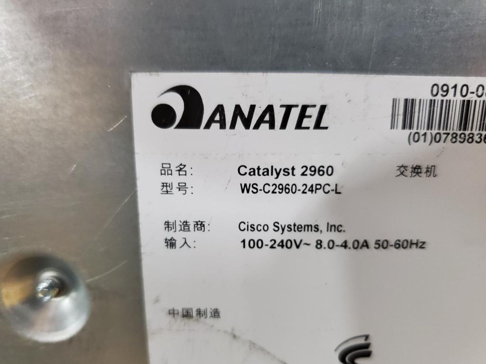 Cisco Systems Catalyst 2960 switch. - Image 6 of 9