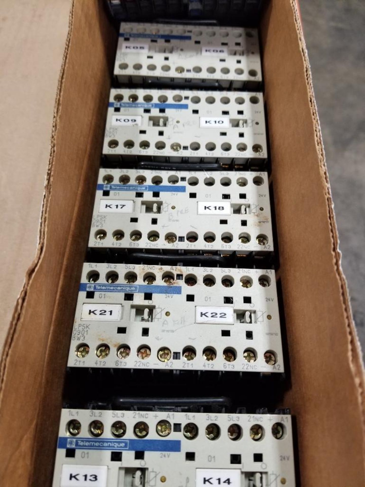 Assorted Telemecanique contactor relay. - Image 3 of 5