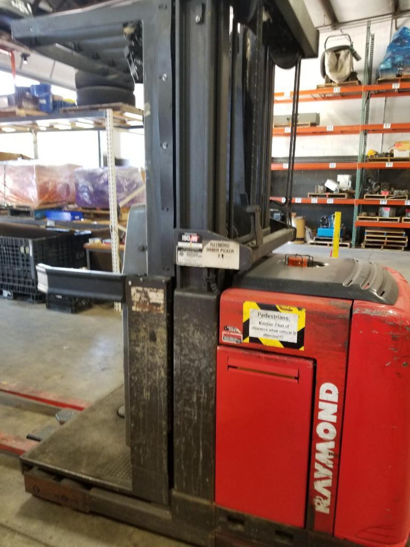 Raymond Order Picker EASI-OPC30TT and 24V General battery charger. 3000 LBS Cap. - Image 12 of 16
