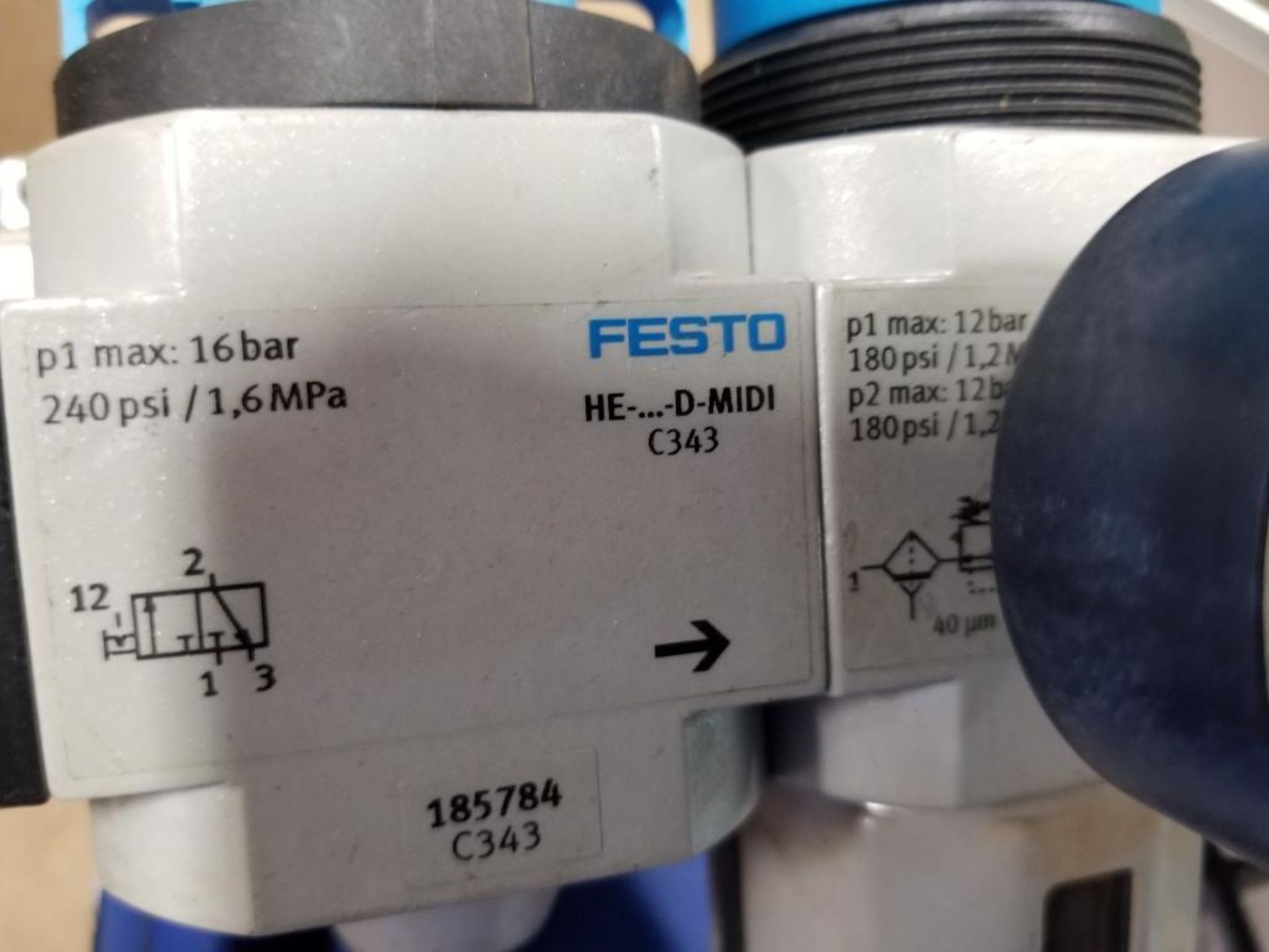 Assorted flow control. Festo, SMC. - Image 5 of 9