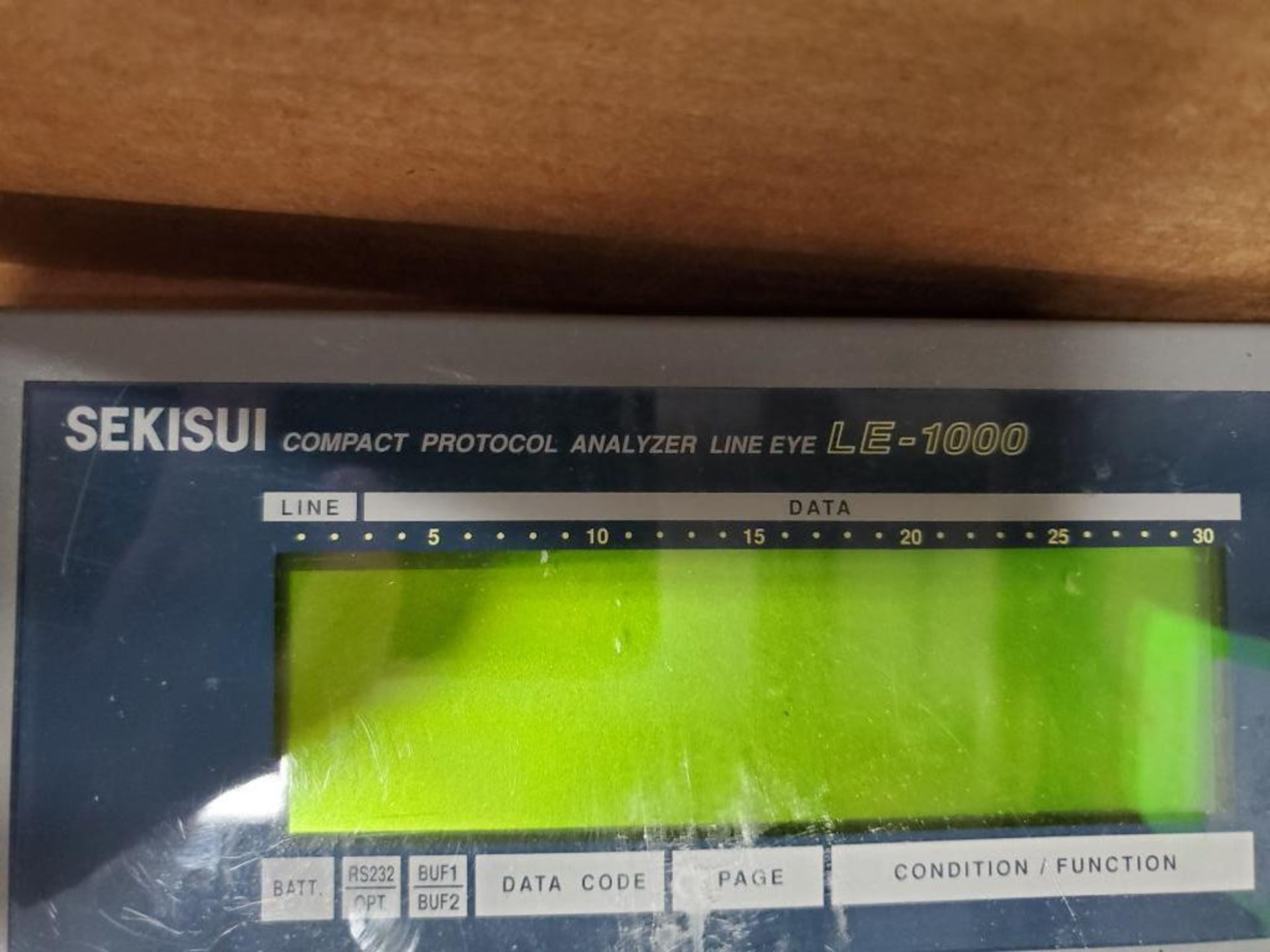 Sekisui LE-1000 compact protocol analyzer line eye. - Image 3 of 6