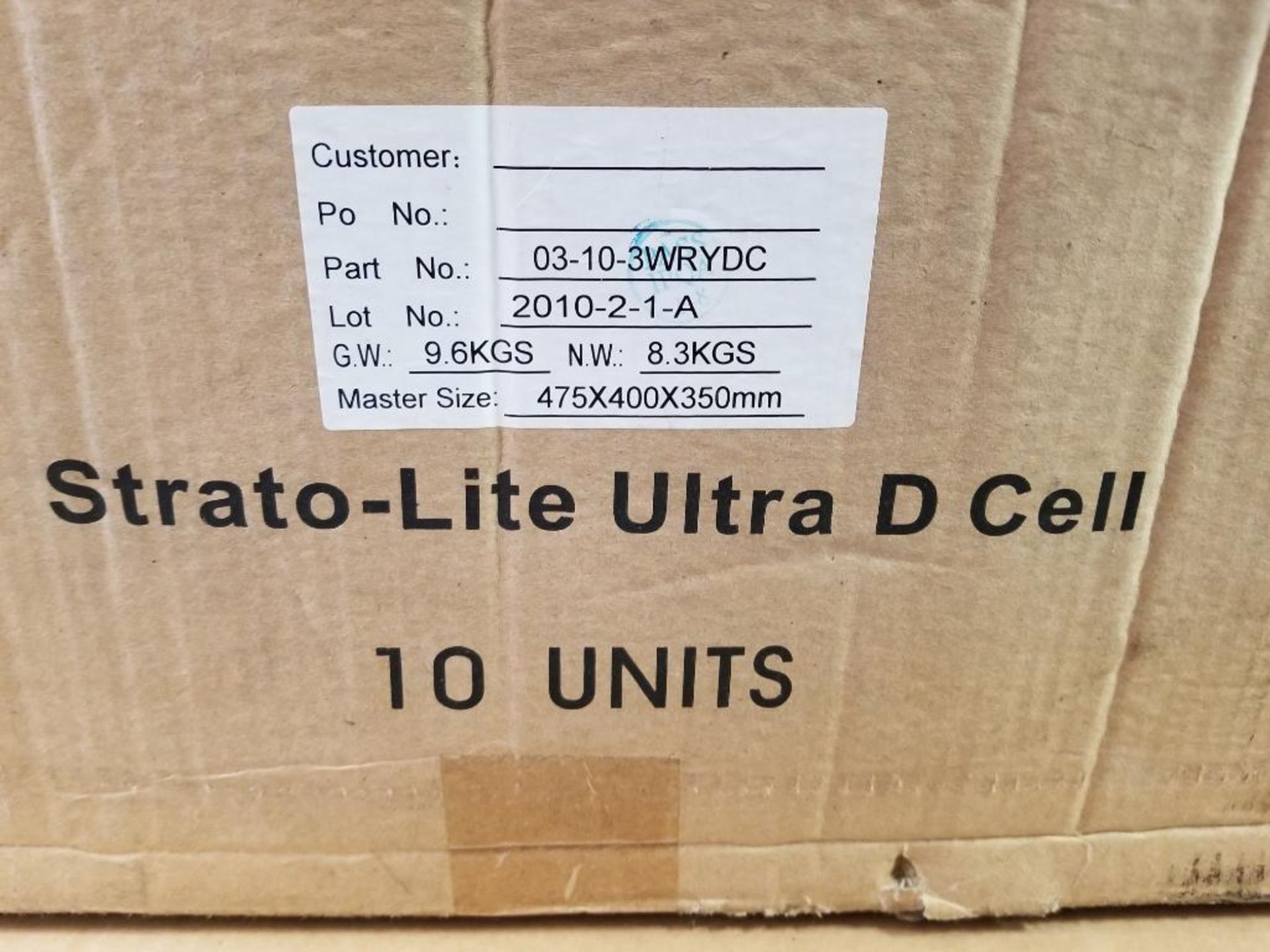 Qty 10 - Cortina Strato-Lite Ultra D-Cell barricade light. New in box. - Image 6 of 6