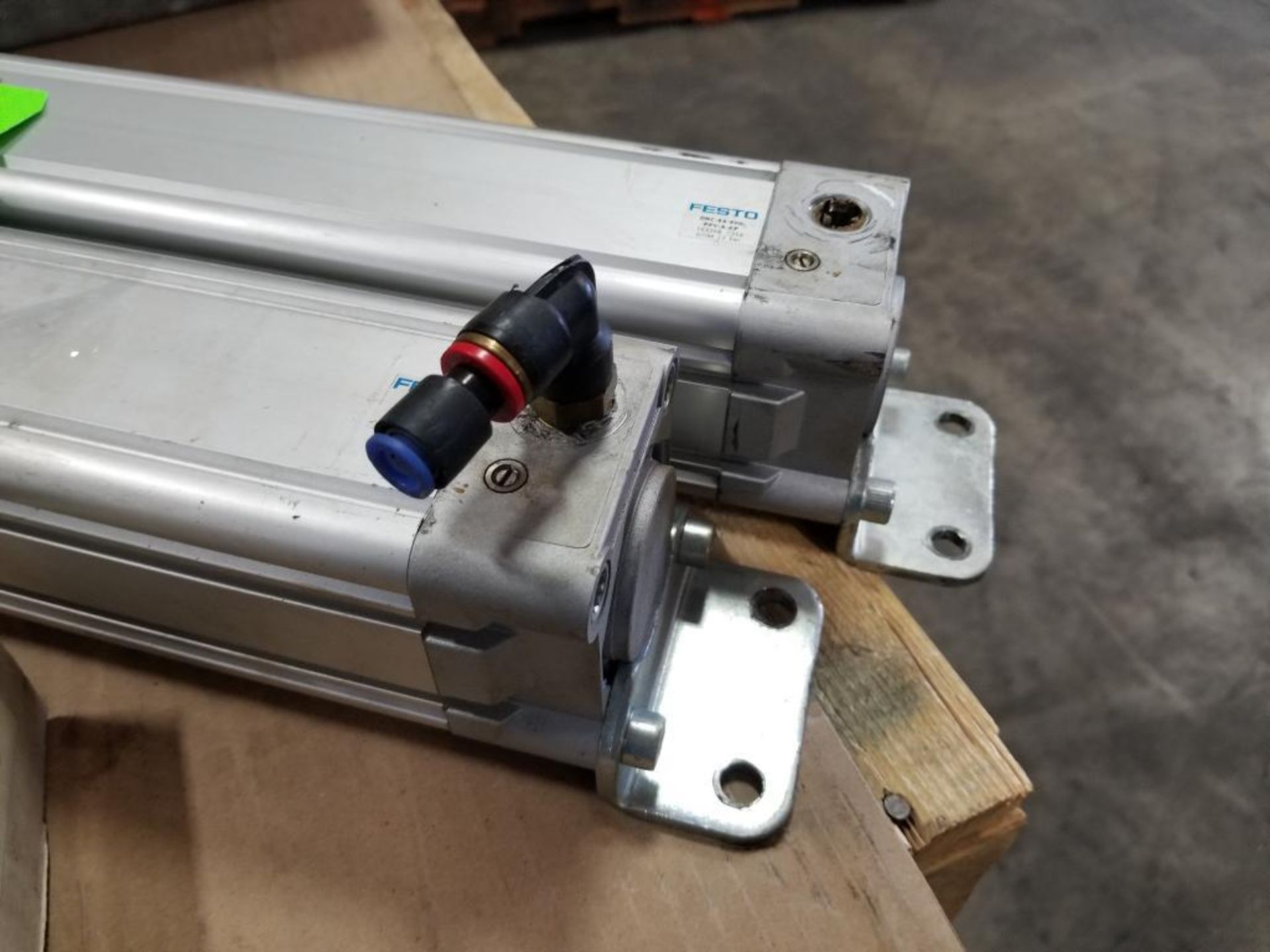 Qty 2 - Festo DNC-63-900-PPV-A-KP pneumatic cylinder. - Image 3 of 5