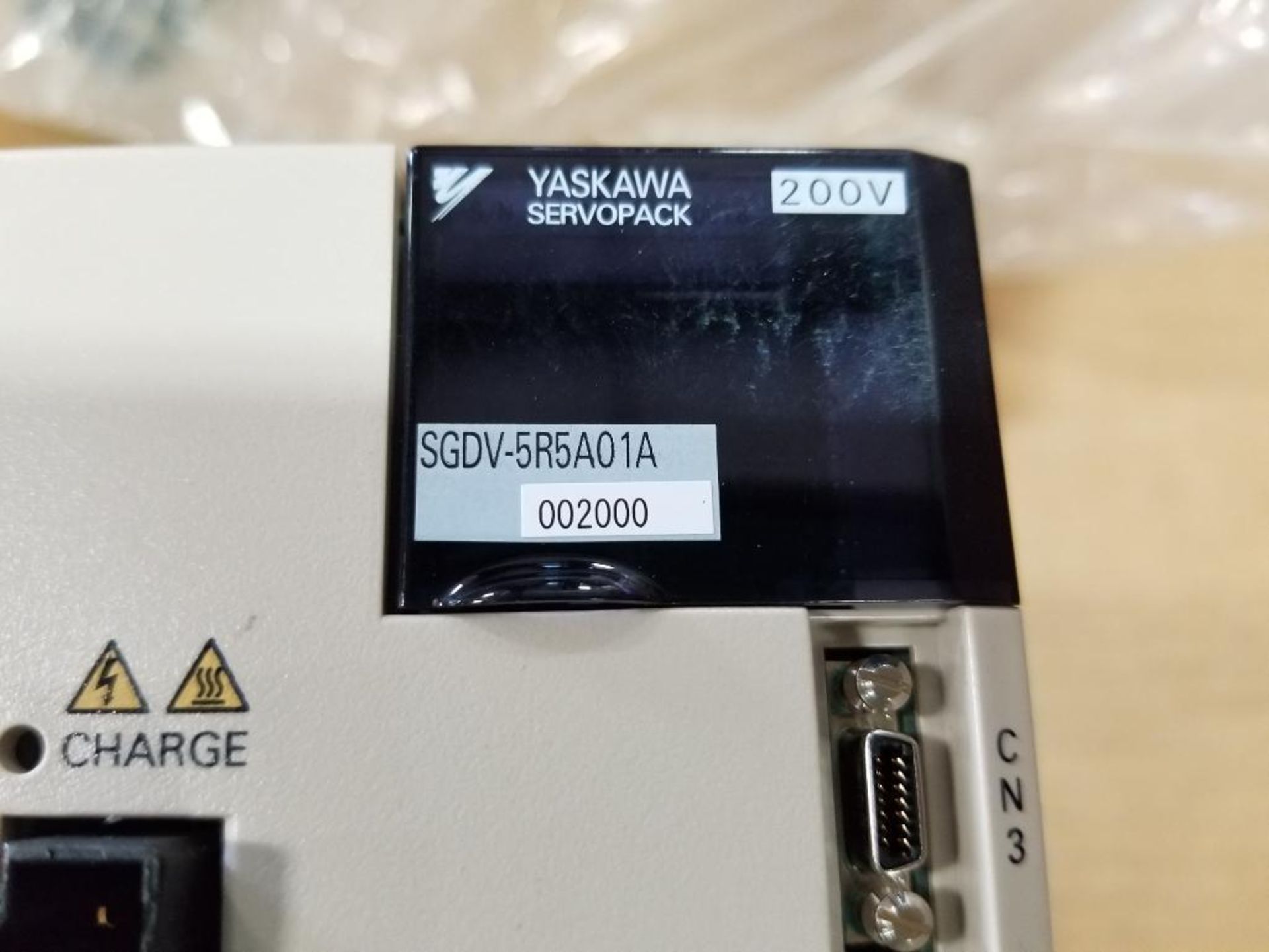 Yaskawa Servopak 200V. SGDV-5R5A01A. Model: SGDV-5R5A01A002000, 750W. - Image 5 of 8