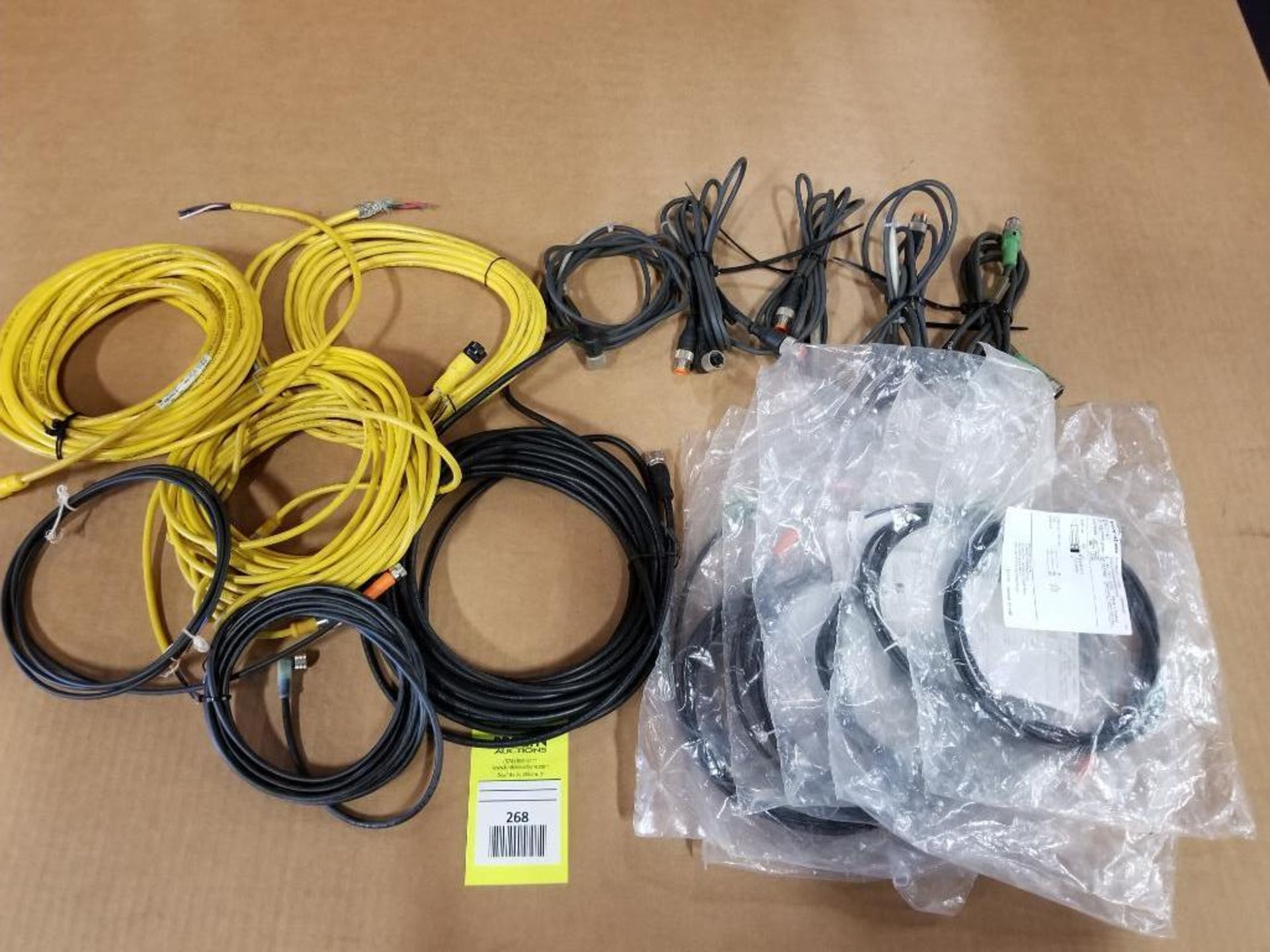 Assorted interconnect cables.