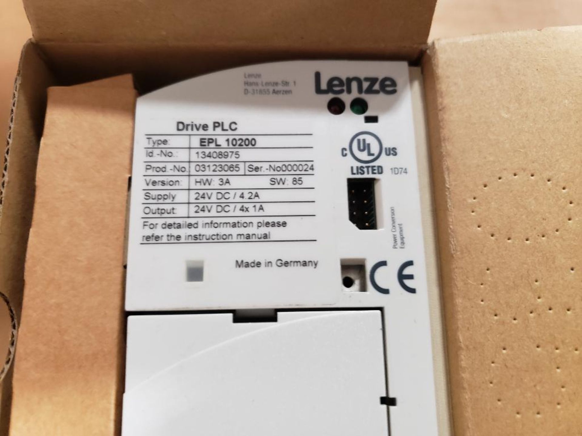 Lenze Drive PLC EPL10200 13408975. - Image 3 of 4