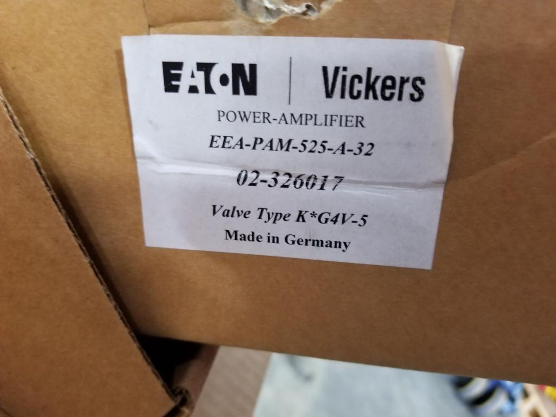 Eaton Vickers power amplifier. Model EEA-PAM-525-A-32. New in box. - Image 3 of 4