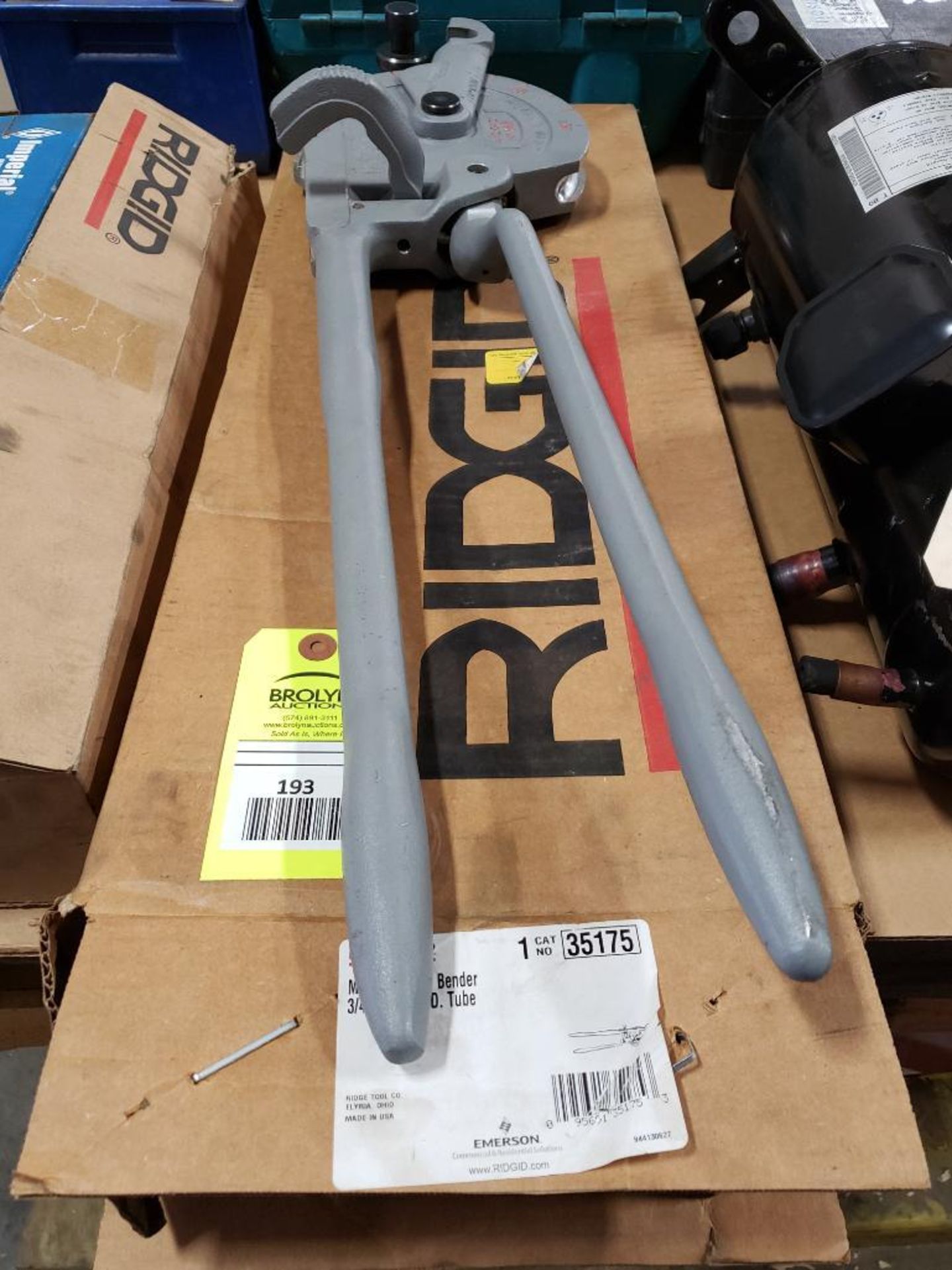 Ridgid No.368 pipe bender.