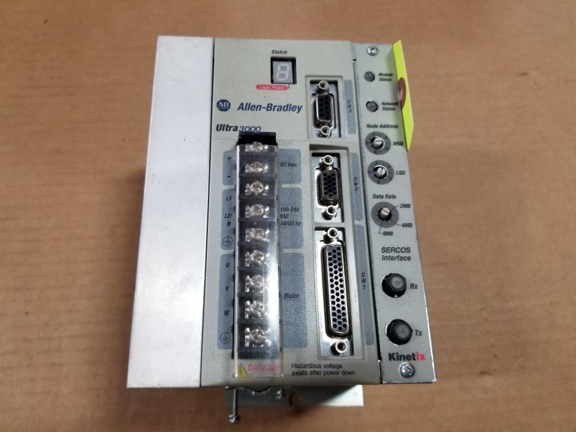 Allen Bradley Ultra 3000 2098-DSD-020-SE servo drive. - Image 3 of 6