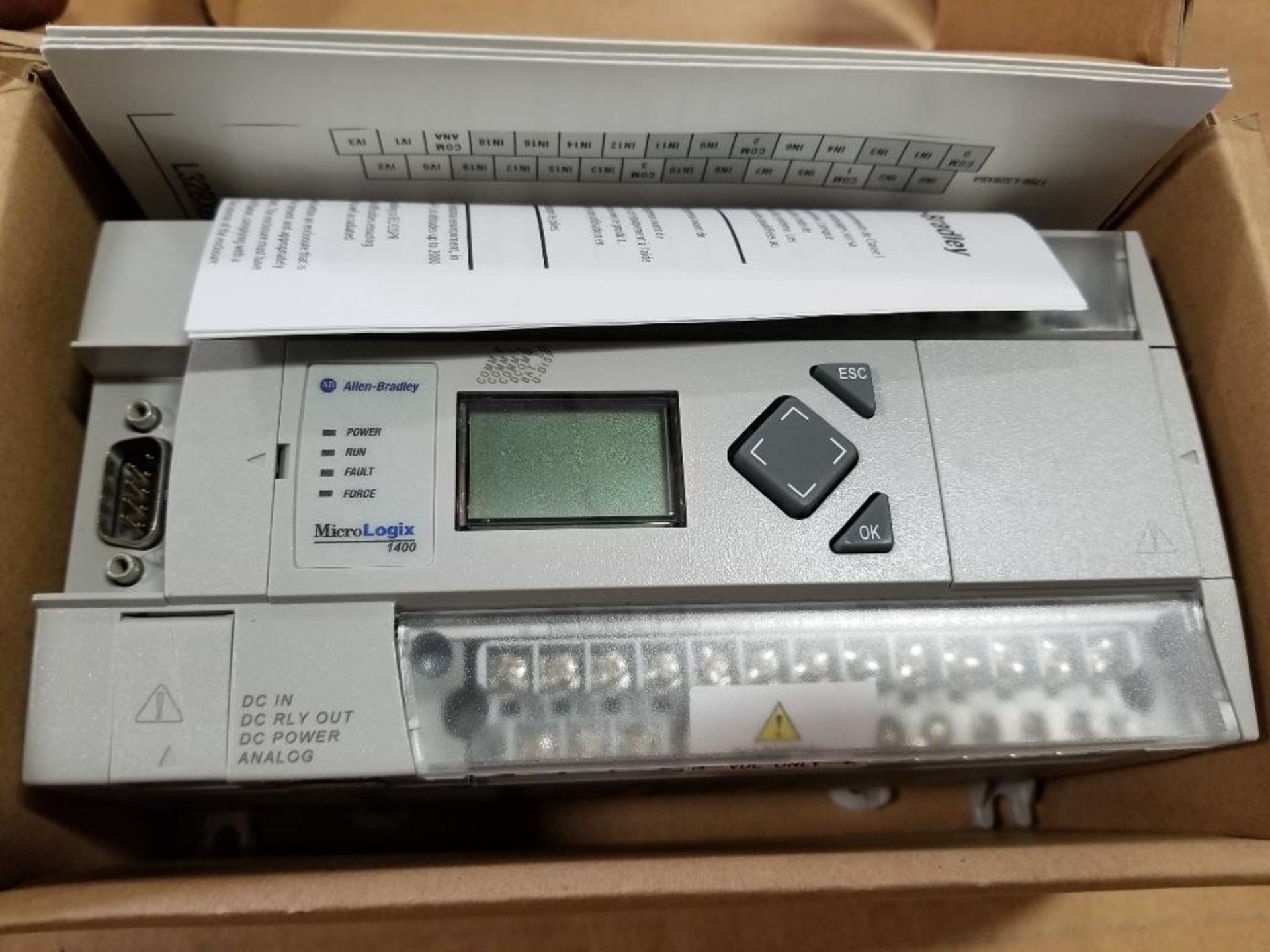 Allen Bradley MicroLogix 1400 32-Point Controller. 1766-L32BXBA. - Image 3 of 9