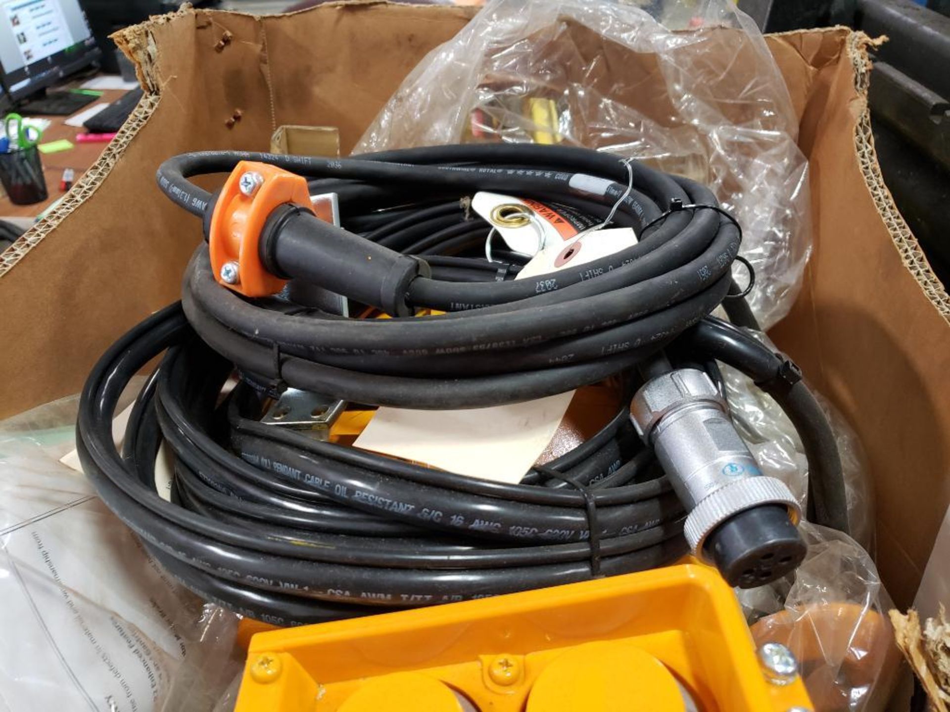 1/4 ton Harrington NER2993HD electric chain hoist. 20FT Lift, 208V. New in box. - Image 8 of 8