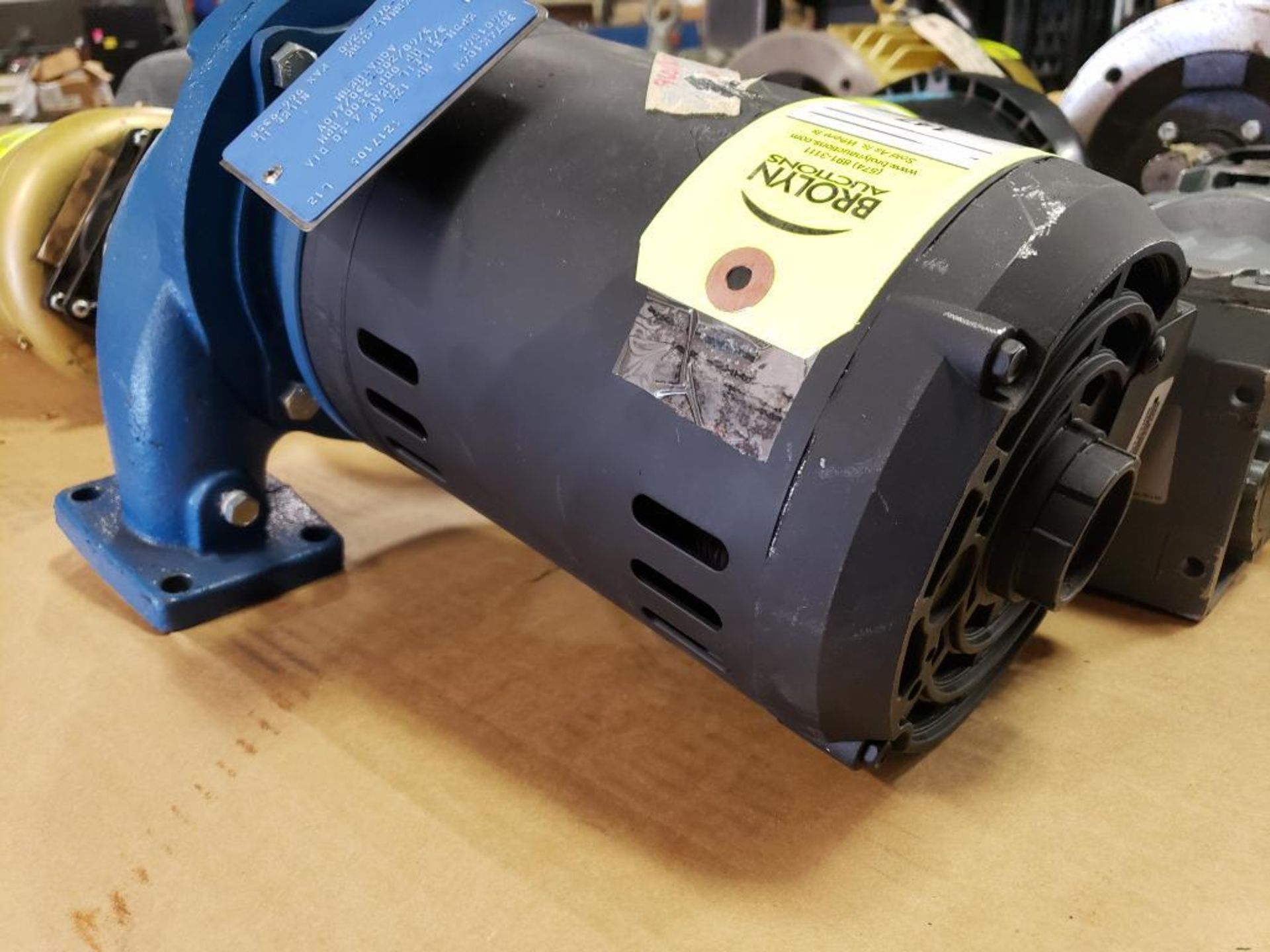 3/4HP WEG motor 10063936. 3PH, 208-230/460V, 3455RPM, E56J-Frame. - Image 5 of 6