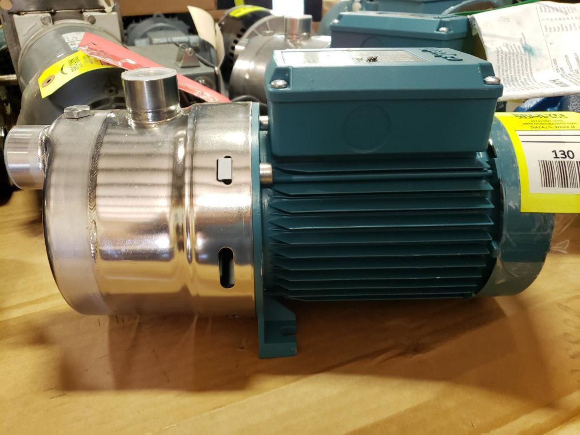 1HP Calpeda MXH203-60/B multi-stage pump. 0.75kW, 3450RPM. New no box. - Image 4 of 6