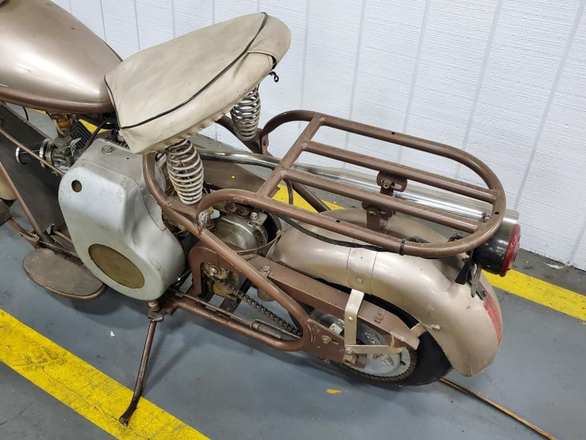 Cushman gas scooter. Said to be from early 1940's. - Image 11 of 12