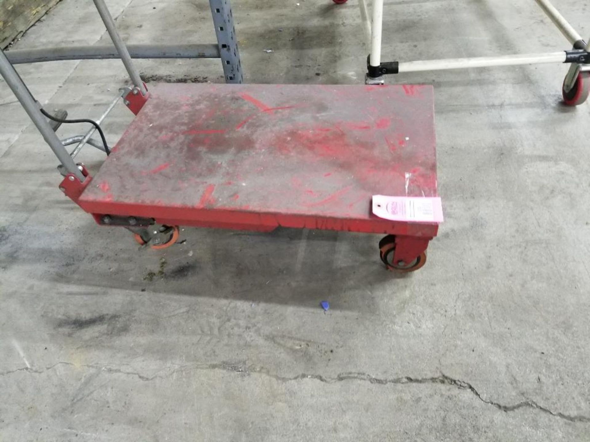 Hydraulic scissor lift die cart. - Image 2 of 4
