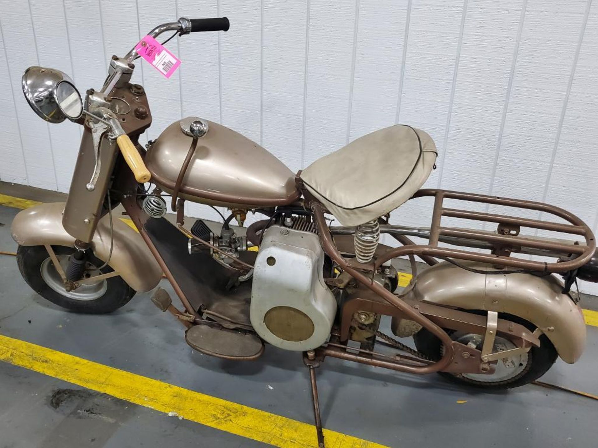 Cushman gas scooter. Said to be from early 1940's.