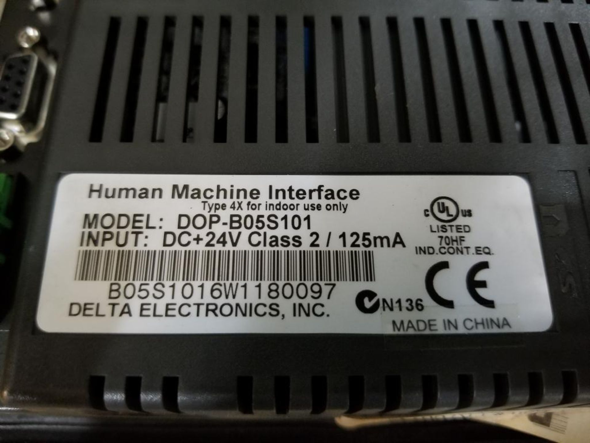 Qty 2 - Delta Electronics human machine interface. Model DOP-B05S101. - Image 6 of 8