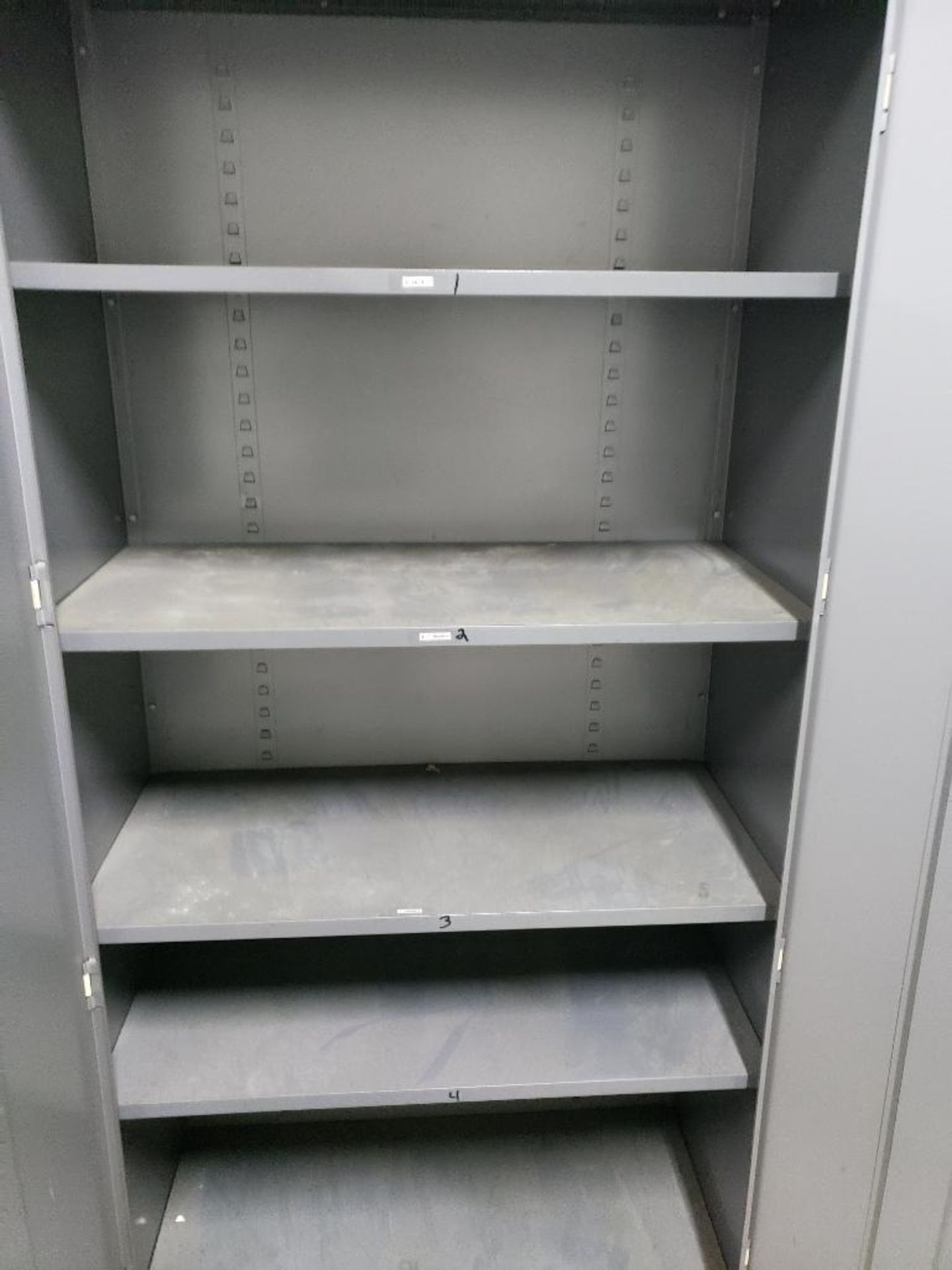Steel cabinet. 18d x 36w x 78t. - Image 2 of 2