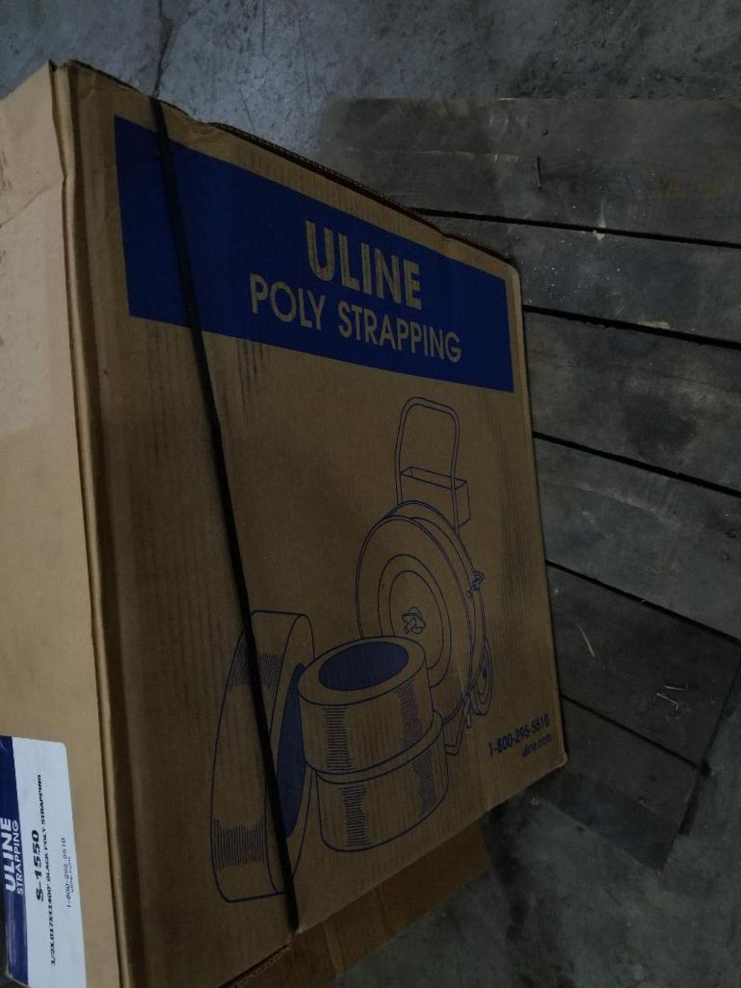 Qty 7 - Uline poly strapping boxes. Model S-1550. - Image 2 of 3
