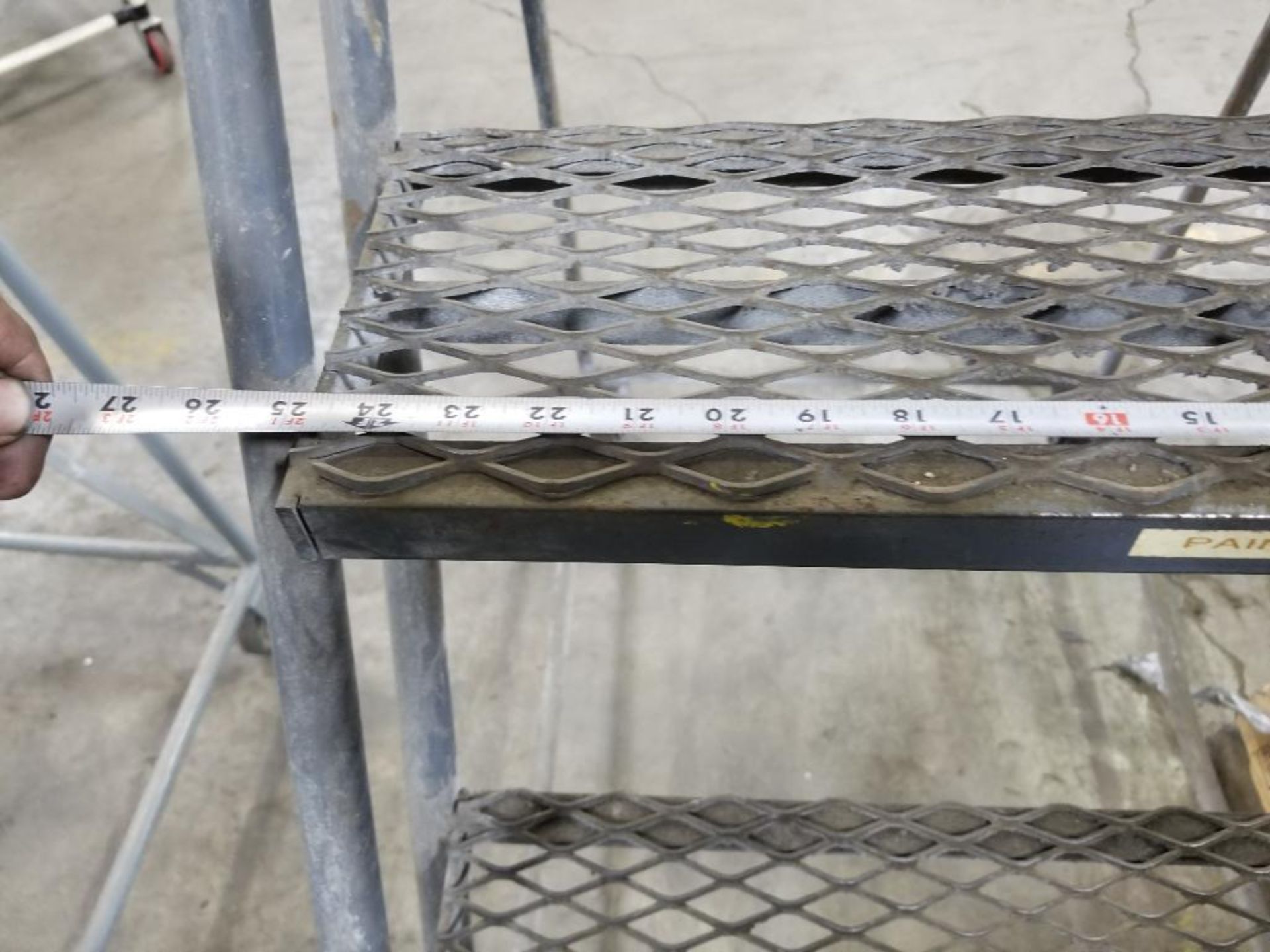 7 step Ballymore rolling ladder. - Image 4 of 4