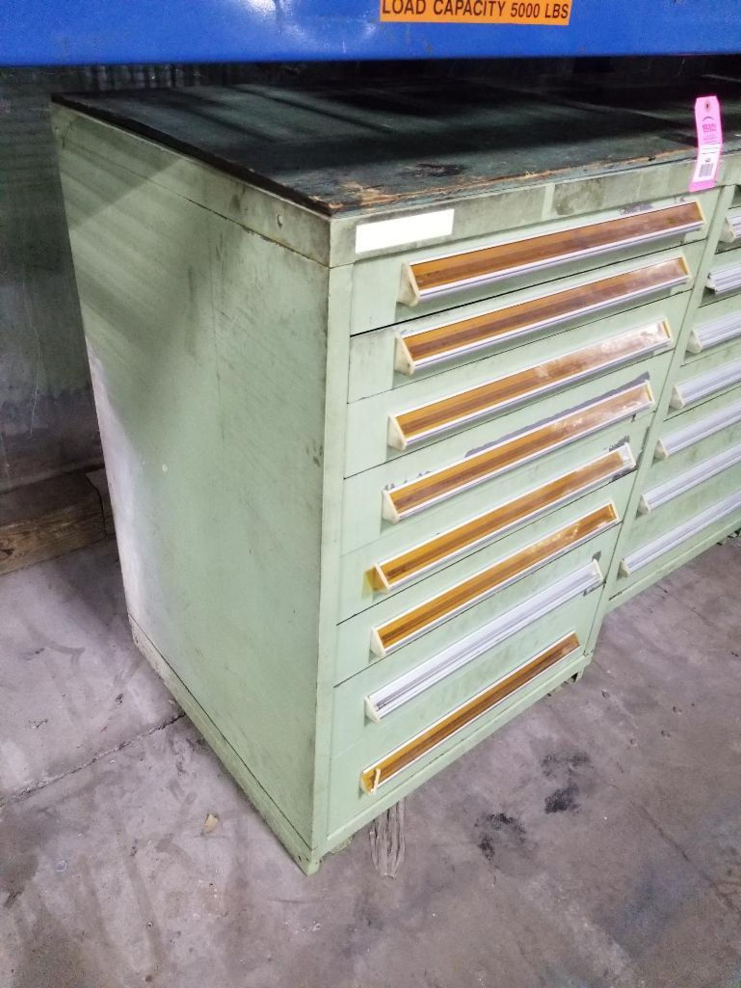 8 drawer Stanley Vidmar tool cabinet. 28D x 30W x 45T. - Image 3 of 3