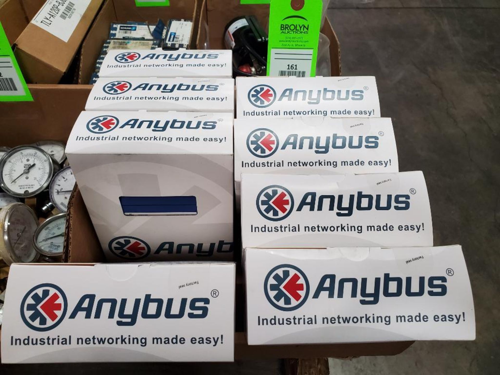 Qty 8 - Anybus communicator ethernet/IP and Modbus-TCP module. AB7007-C. New in box.