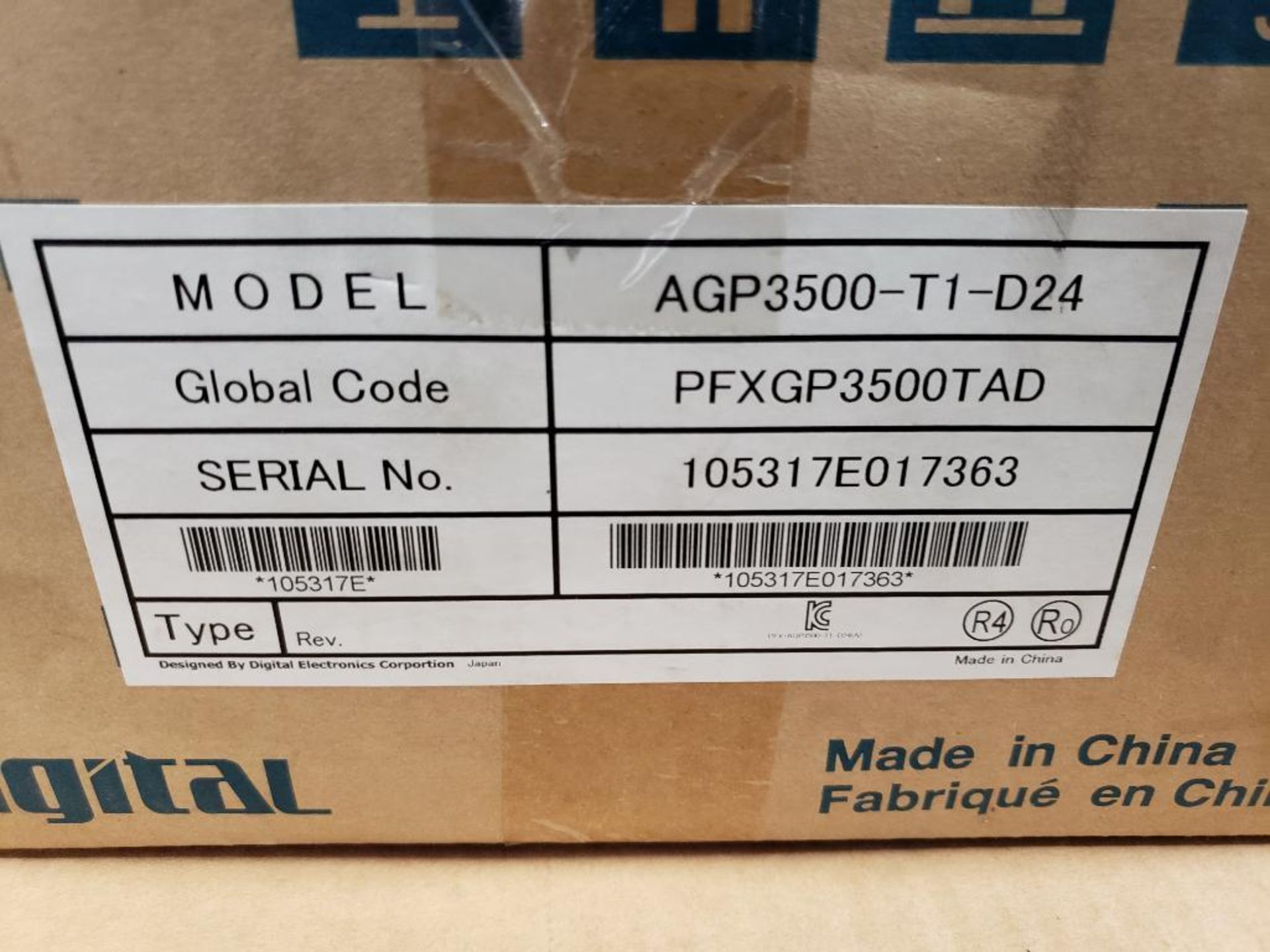 ProFace human machine interface. Model AGP3500-TI-D24. New in box. - Image 3 of 3