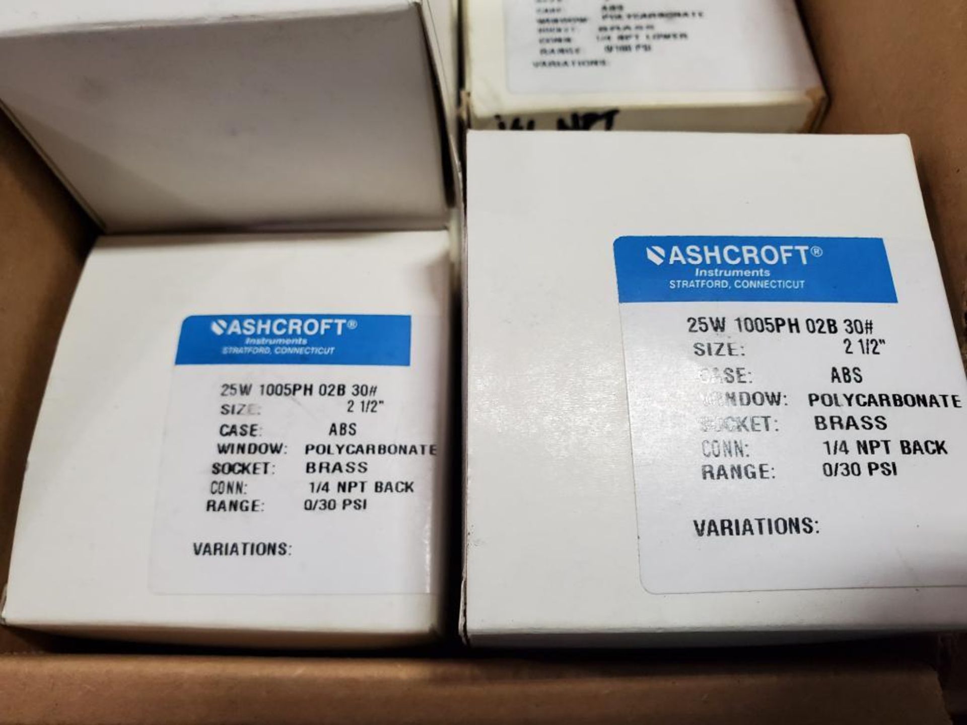 Assorted Ashcroft valve gages. New in box. - Image 5 of 5