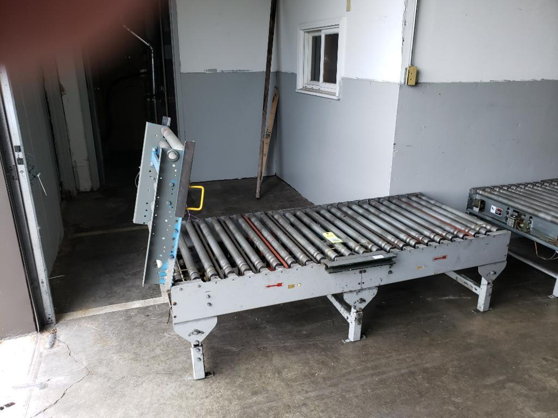 Automotion Power conveyor section. 78in x 33in. Cross slide transfer station.