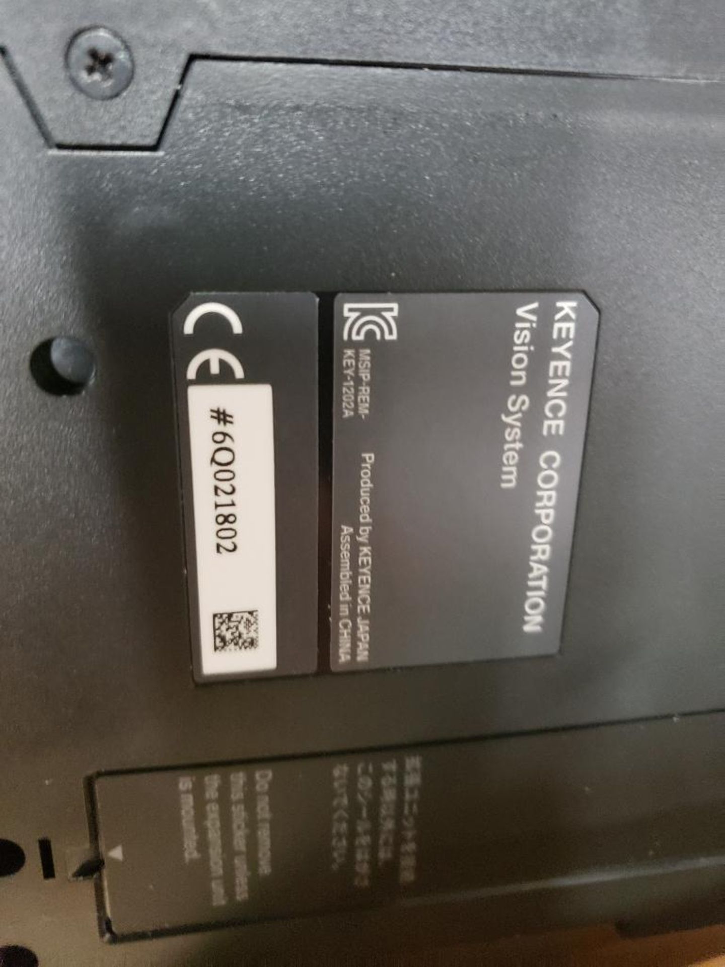 Keyence vision system controller. Part number CV-X322F with sub part CA-DC40E. - Image 6 of 8