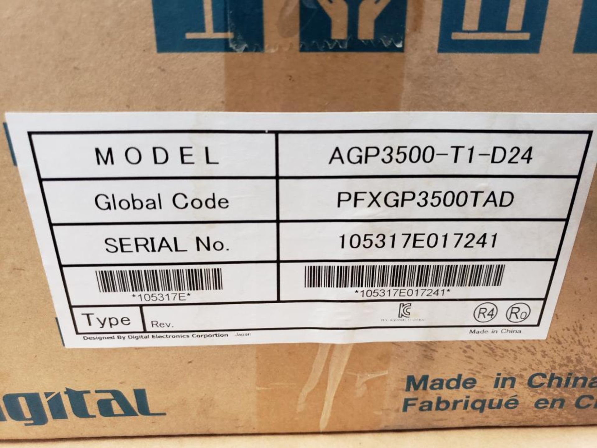 ProFace human machine interface. Model AGP3500-TI-D24. New in box. - Image 3 of 3