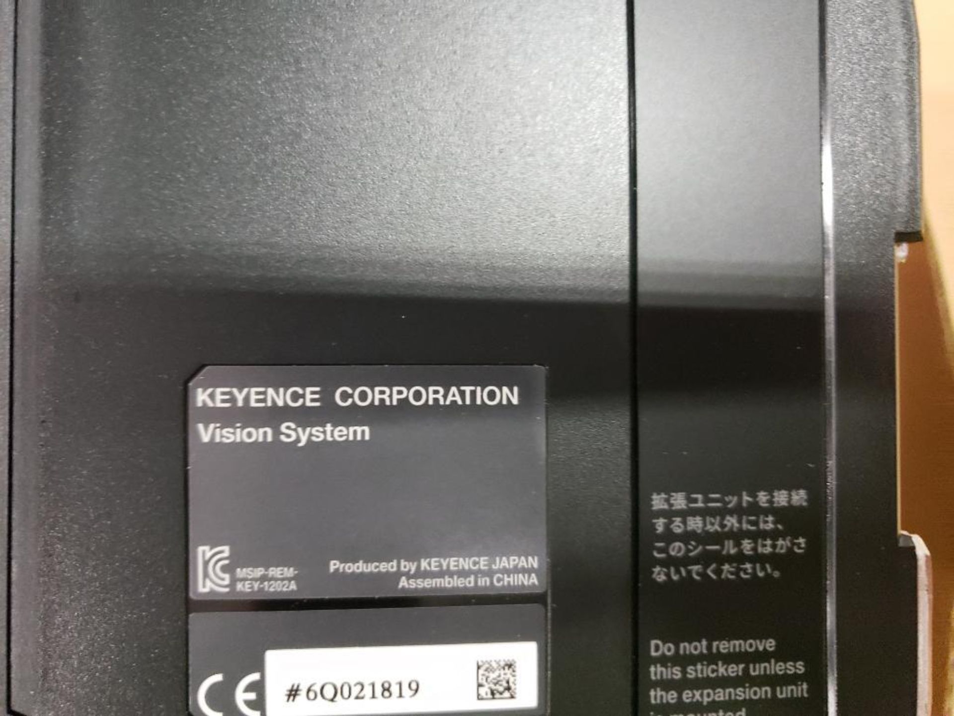 Keyence vision system controller. Part number CV-X322F with sub part CA-DC40E. - Image 7 of 7