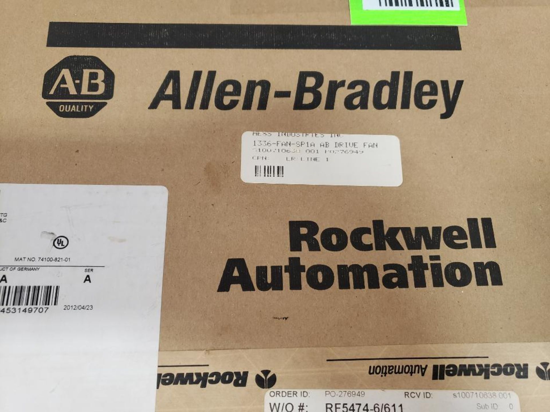 Allen Bradley fan. Catalog 1336-FAN-SP1A. - Image 3 of 6