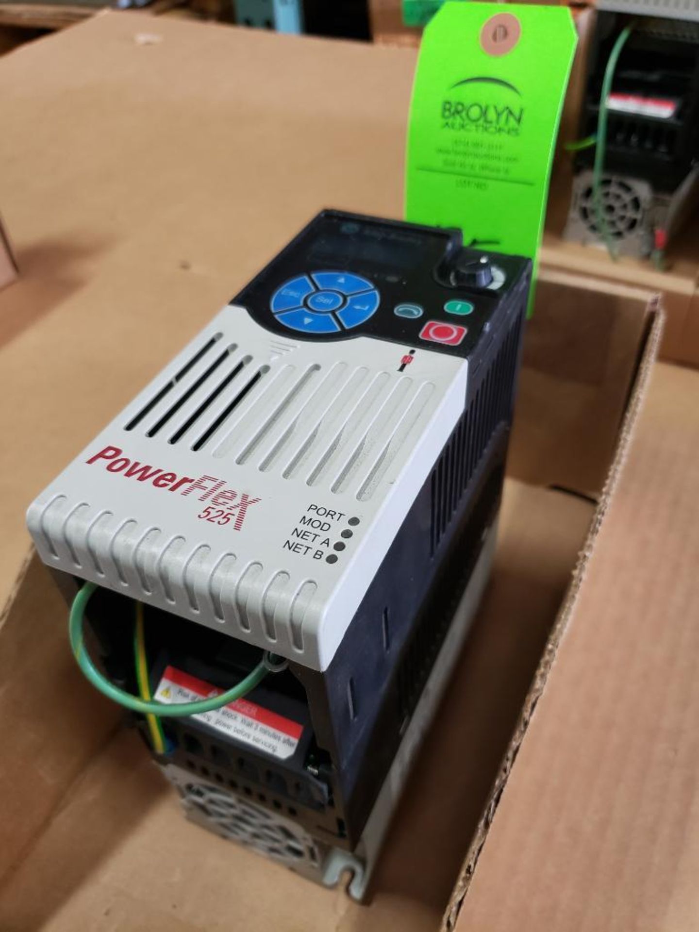 Allen Bradley powerflex 525 drive. Catalog 25B-A2P5N104.