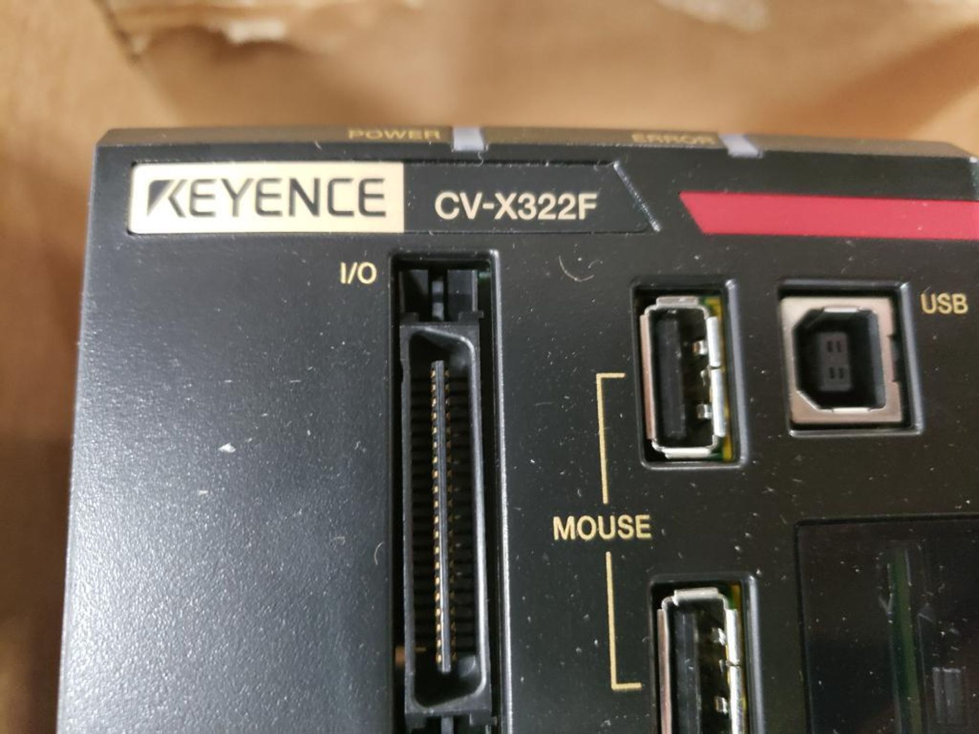 Keyence vision system controller. Part number CV-X322F with sub part CA-DC40E. - Image 3 of 6