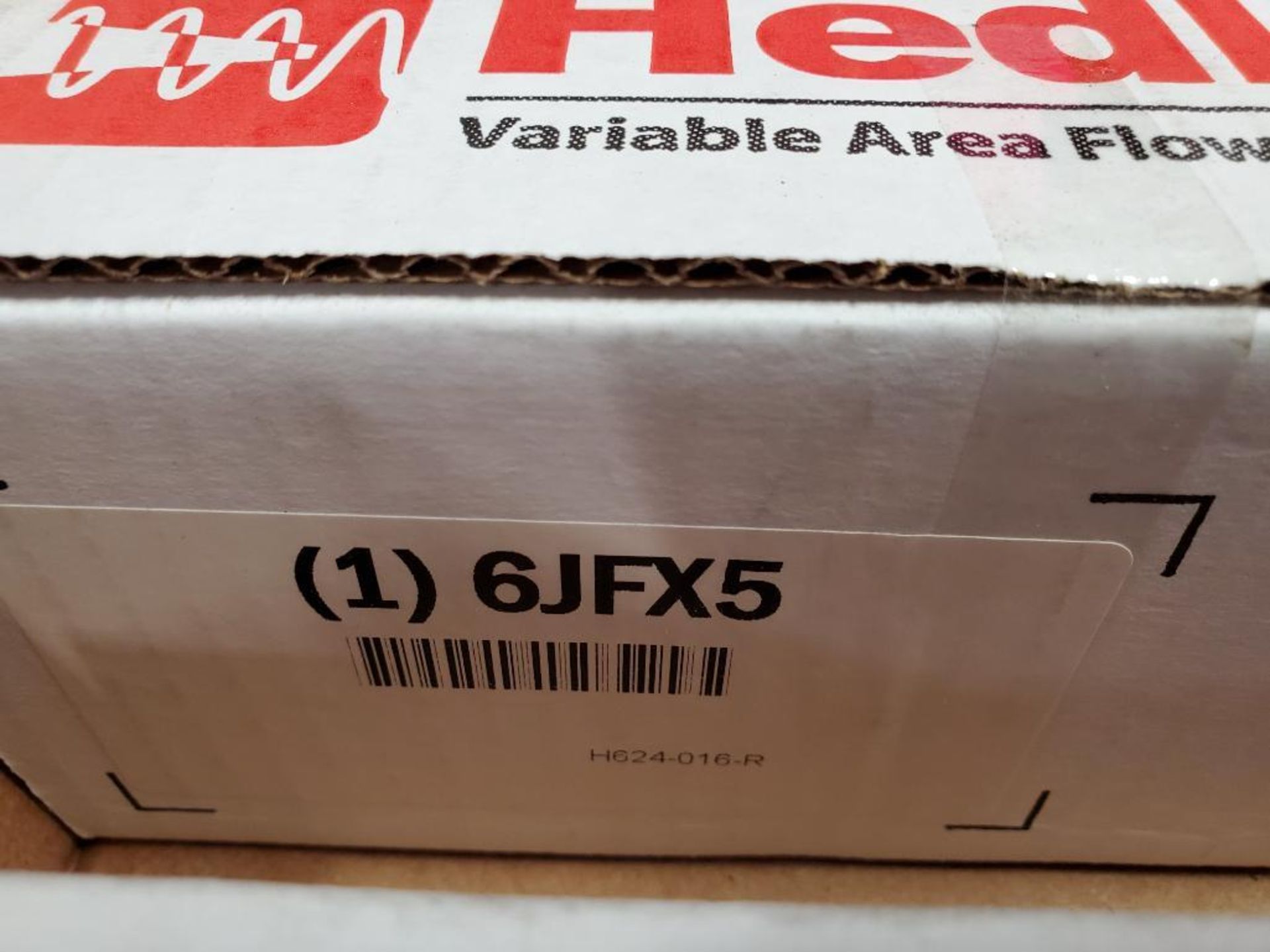 Qty 4 - Hedland variable area flow meters. Part number 6JFX5. New in box. - Image 4 of 4