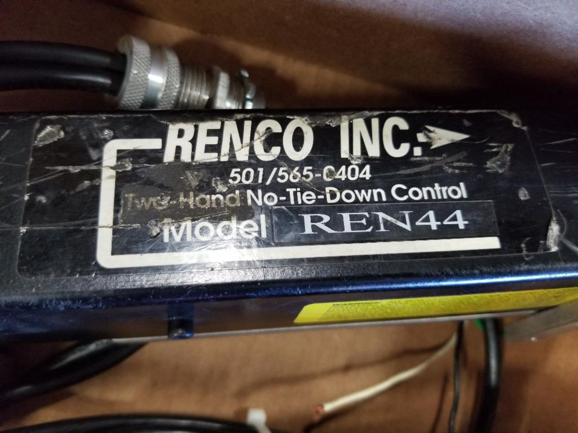 Qty 2 - Renco two handed no tie down control. One new and one used. - Image 3 of 5