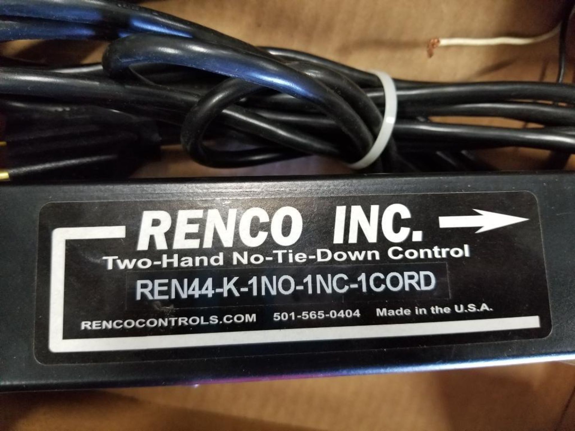 Qty 2 - Renco two handed no tie down control. One new and one used. - Image 2 of 5