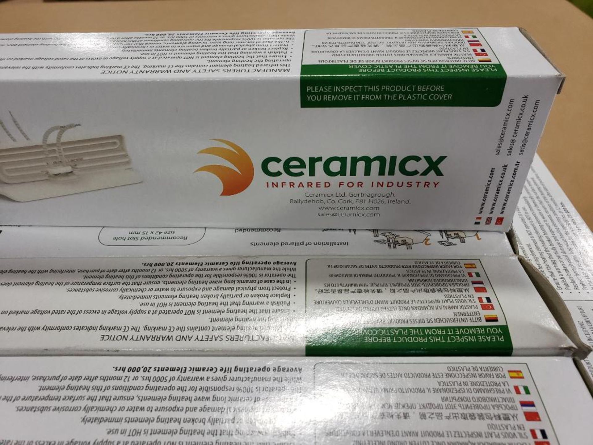 Qty 17 - Ceramicx infrared heating element. New in box. - Image 2 of 7