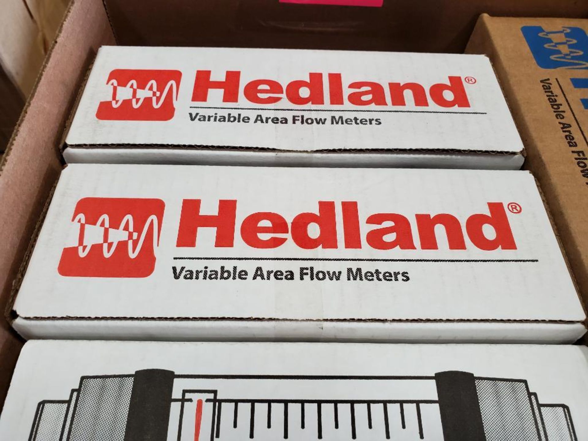 Qty 4 - Hedland variable area flow meters. Part number 6JFX5. New in box. - Image 2 of 4