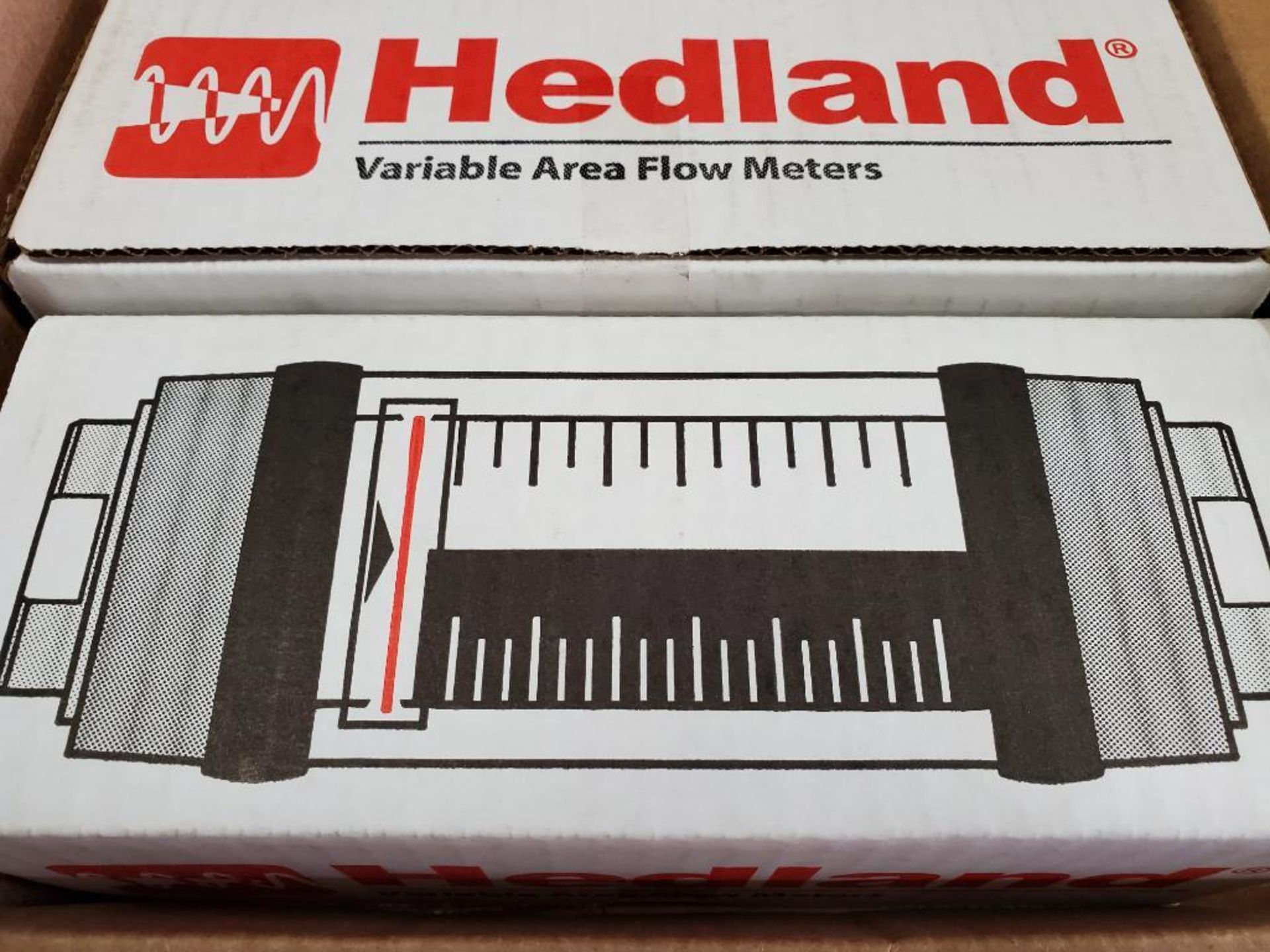 Qty 4 - Hedland variable area flow meters. Part number 6JFX5. New in box. - Image 3 of 4