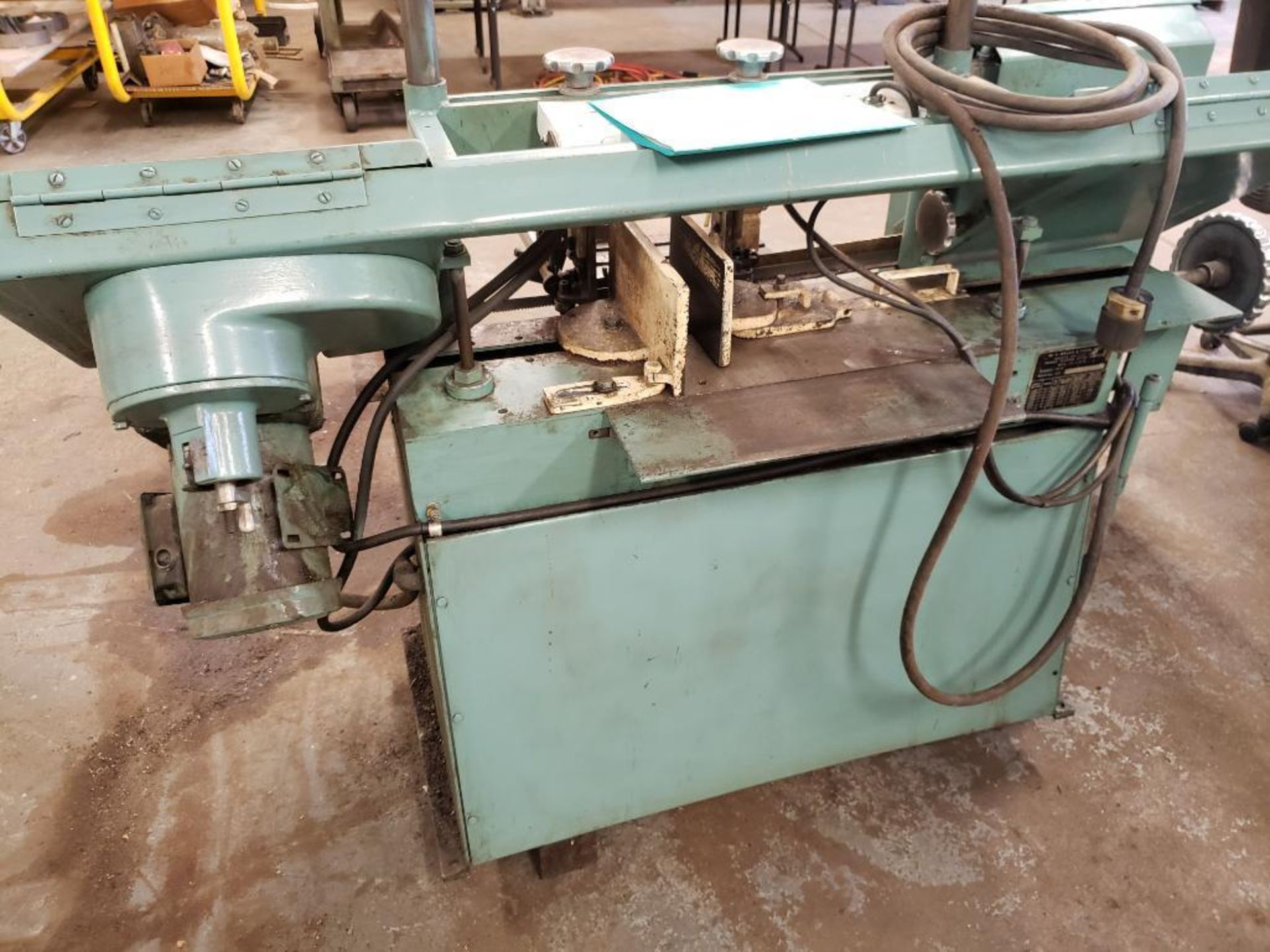 WF Wells Band Saw. Model W9. Serial number A490W731832. Includes new coolant pump. - Image 7 of 9