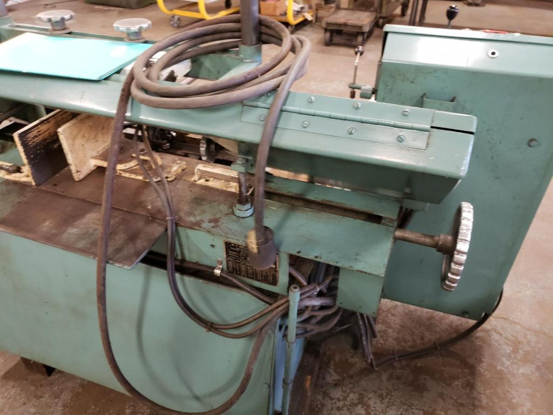 WF Wells Band Saw. Model W9. Serial number A490W731832. Includes new coolant pump. - Image 9 of 9