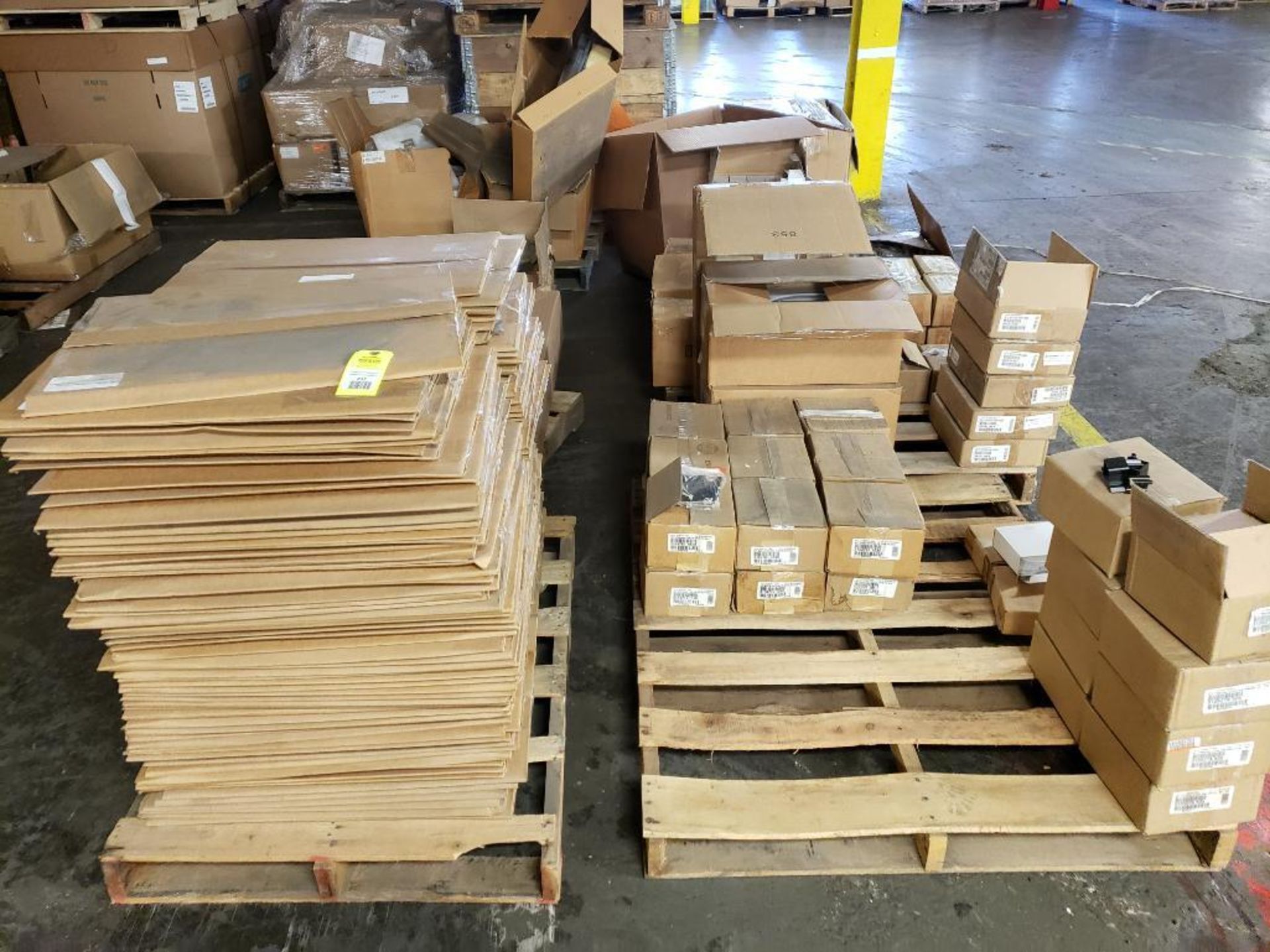 Qty 8 - Pallets of assorted RV replacement and repair parts. New as pictured.