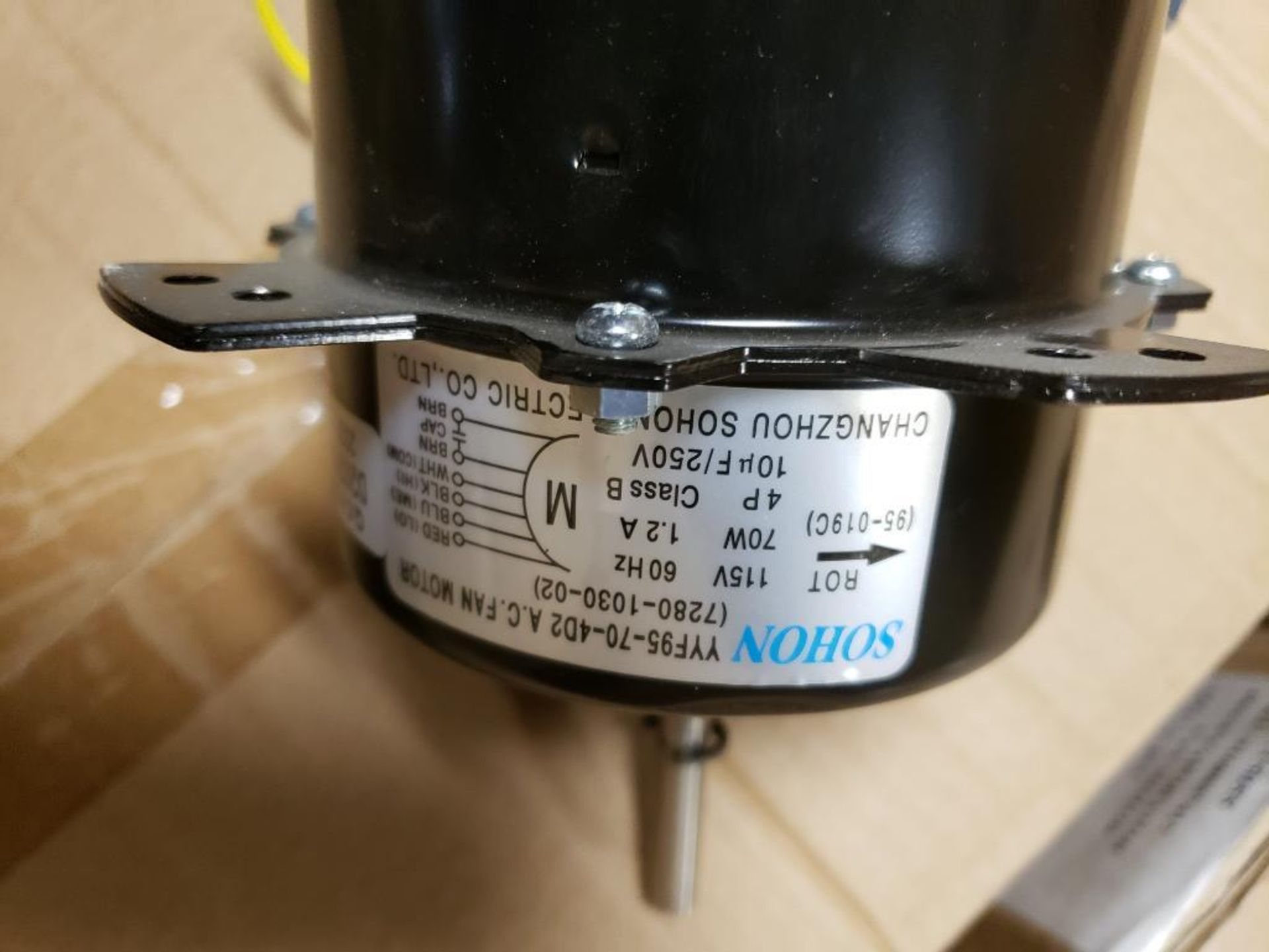 Qty 10 - Replacement evaporator motor. Part number YYF95-70-402. Dometic part number 15055. New. - Image 2 of 4