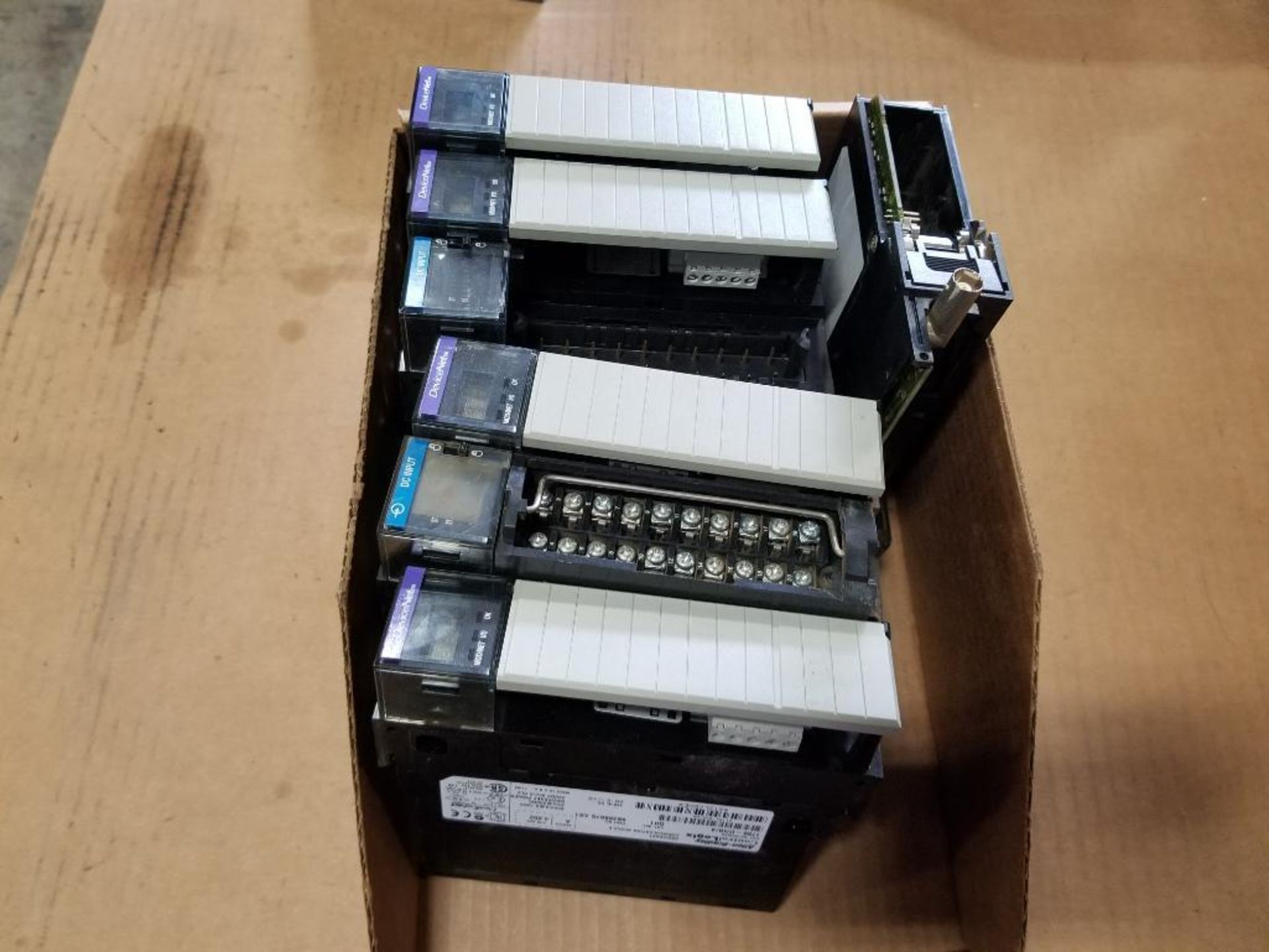 Qty 7 - Assorted Allen Bradley PLC cards.