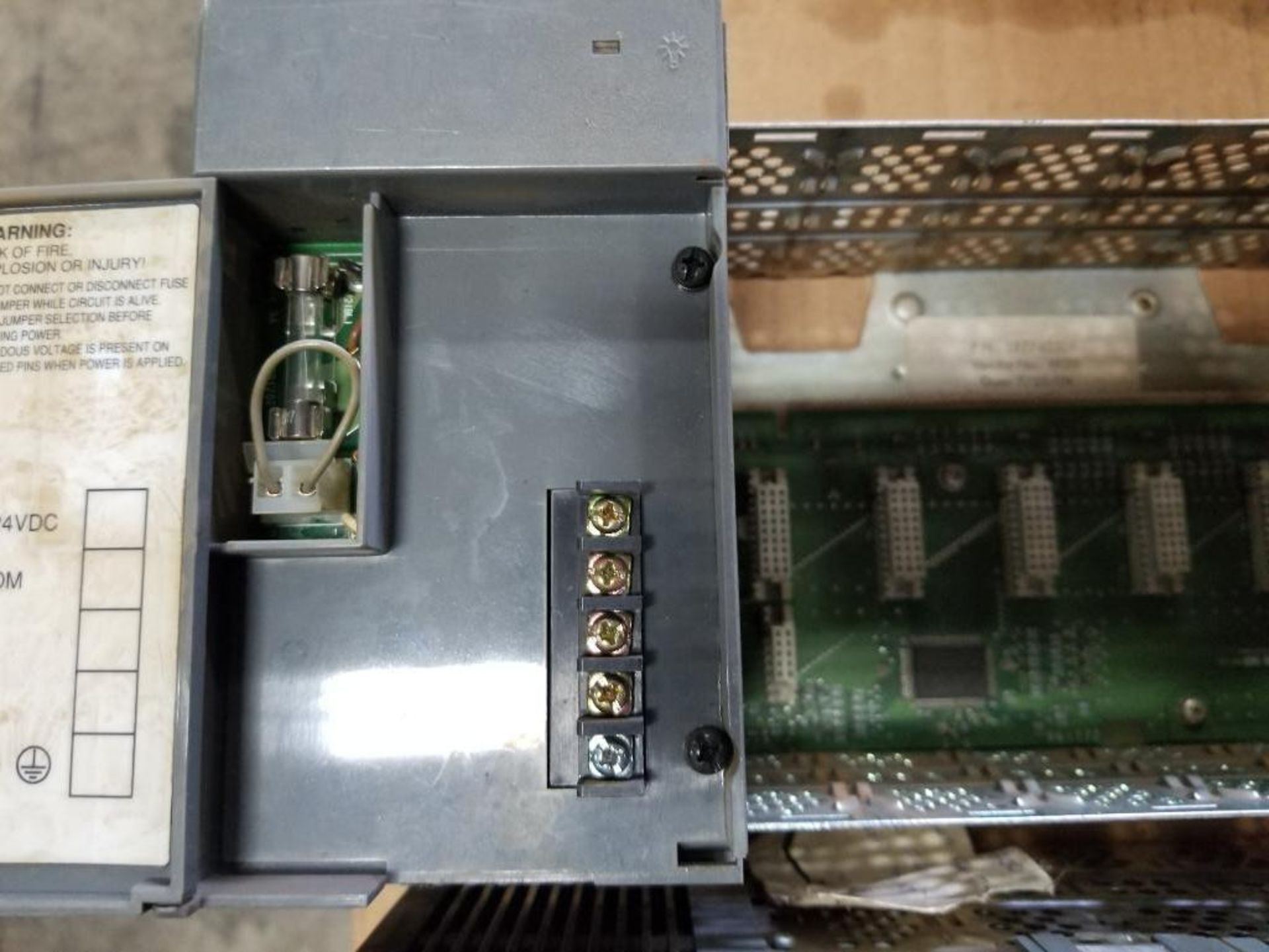 Qty 2 - Allen Bradley SLC PLC rack with cards. - Image 2 of 8