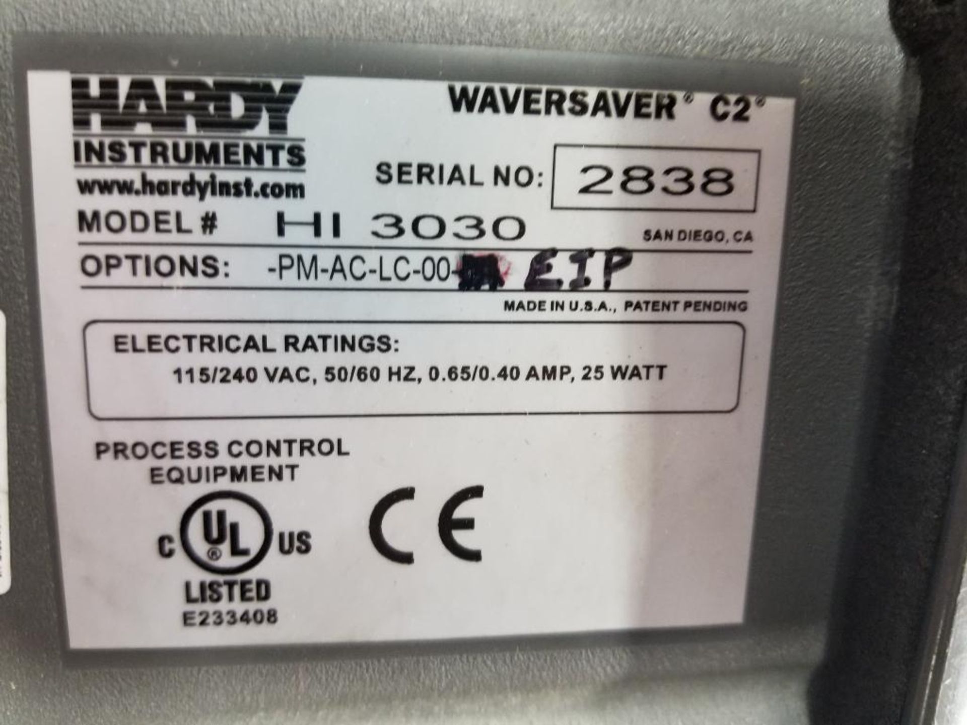 Hardy weight controller unit. Model HI-3030. - Image 2 of 2