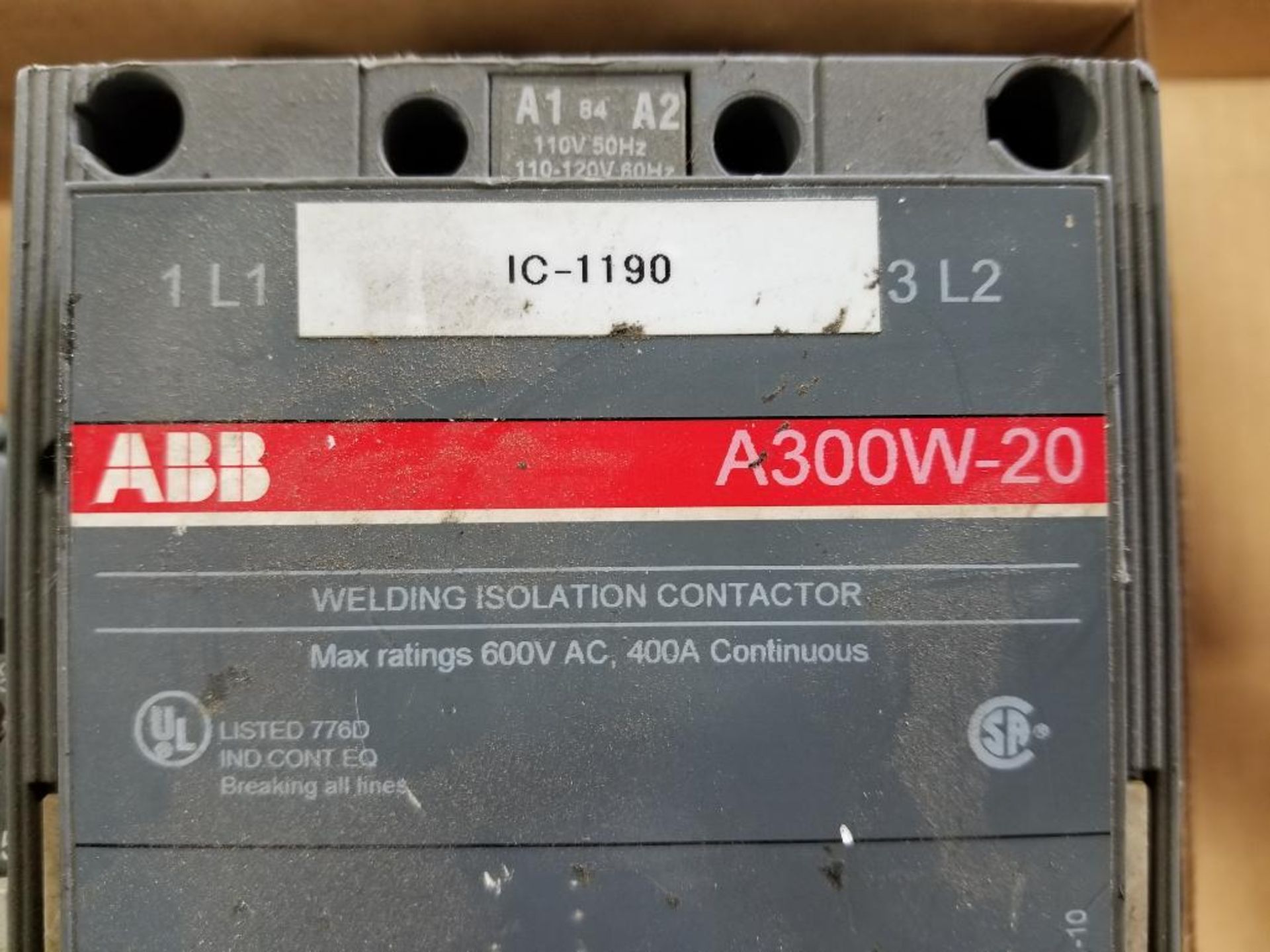 Qty 2 - ABB contactors. - Image 2 of 8